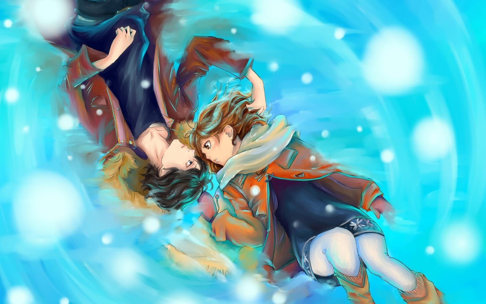 Captivating Art Anime Love Girl Boy Wallpaper Anime Haru Ride
