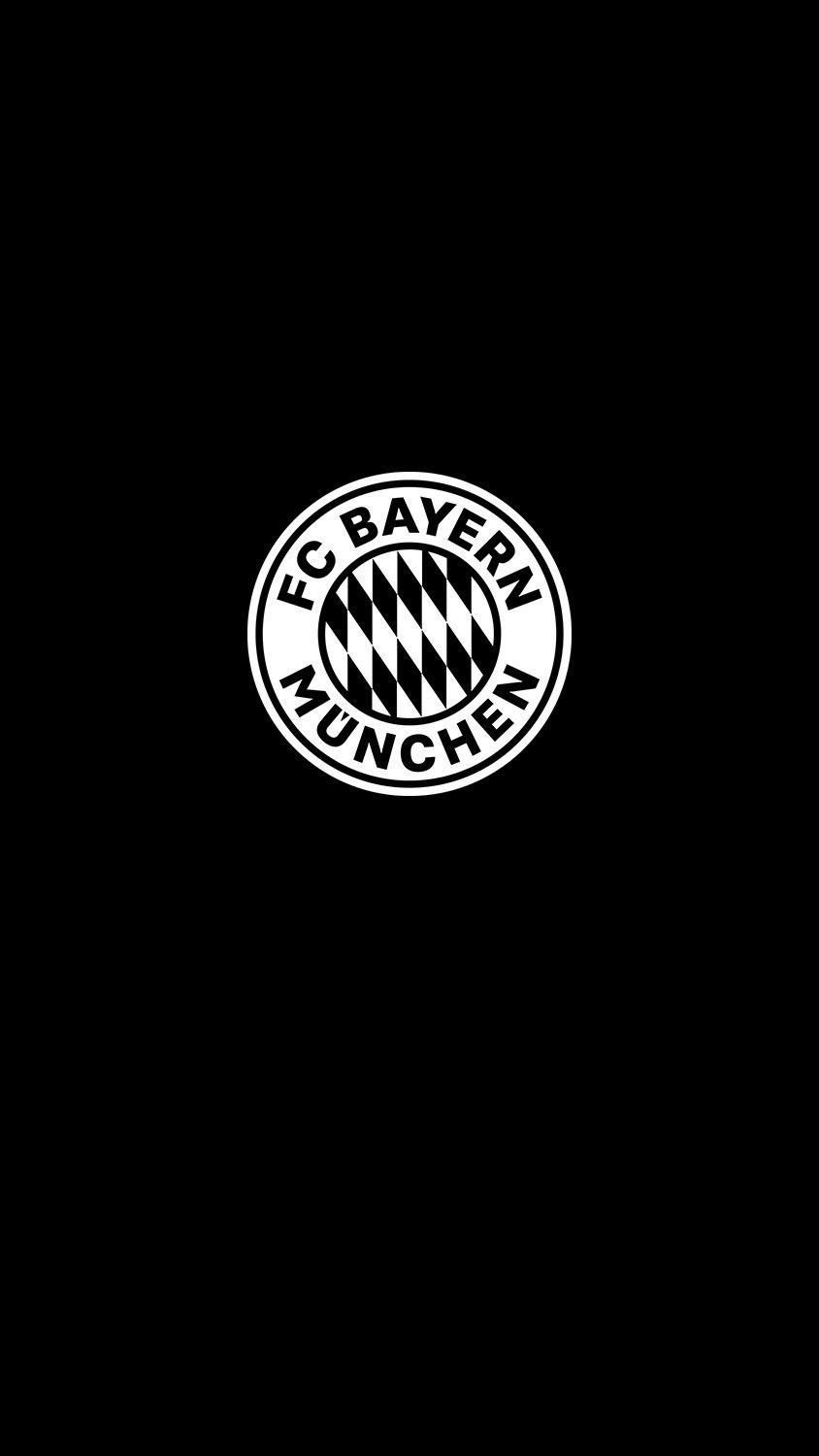 Bayern Munich Black And White Logo Wallpapers Wallpaper Cave