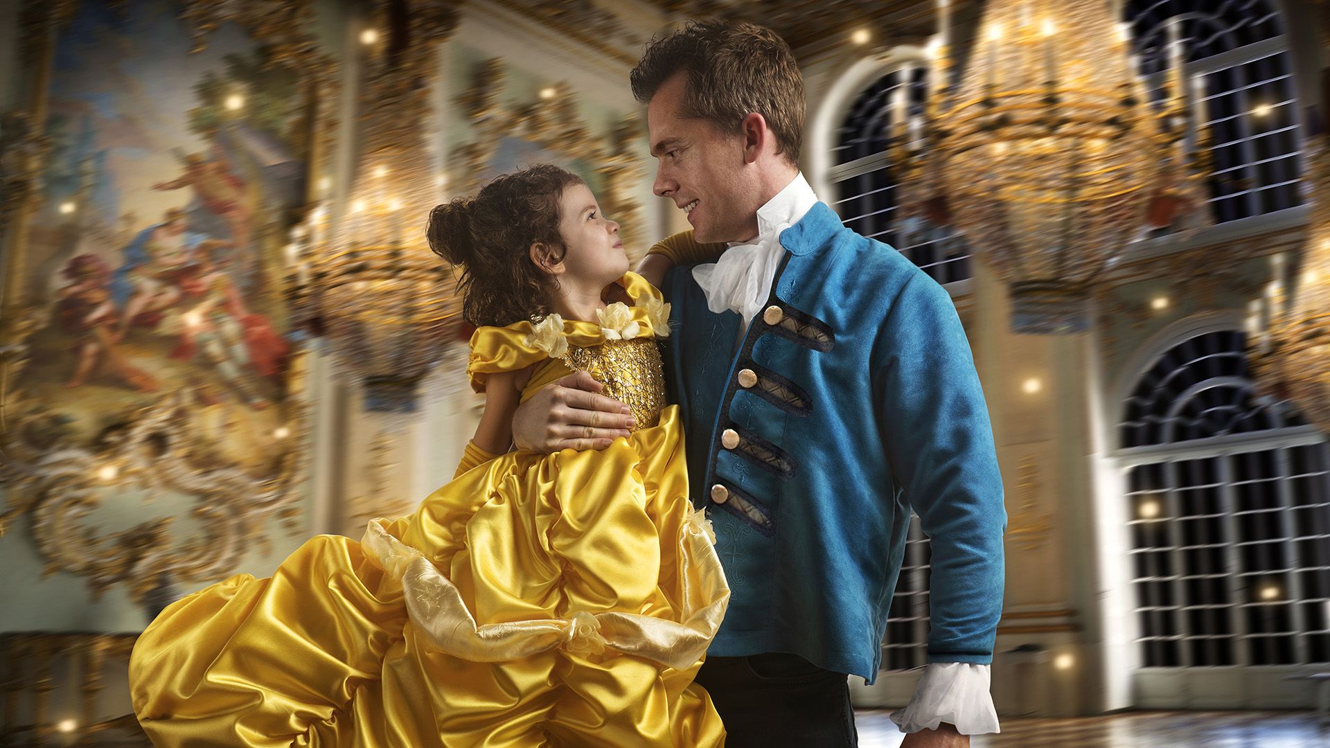 Dad stages epic 'Beauty and the Beast' shoot for daughter
