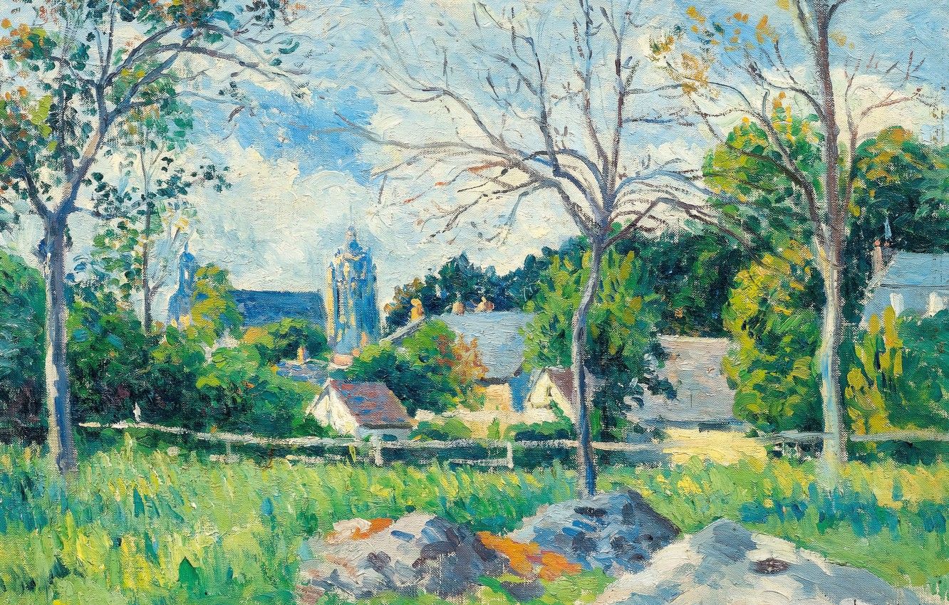 Wallpaper French Neo Impressionist Artist, Maximilien Luce