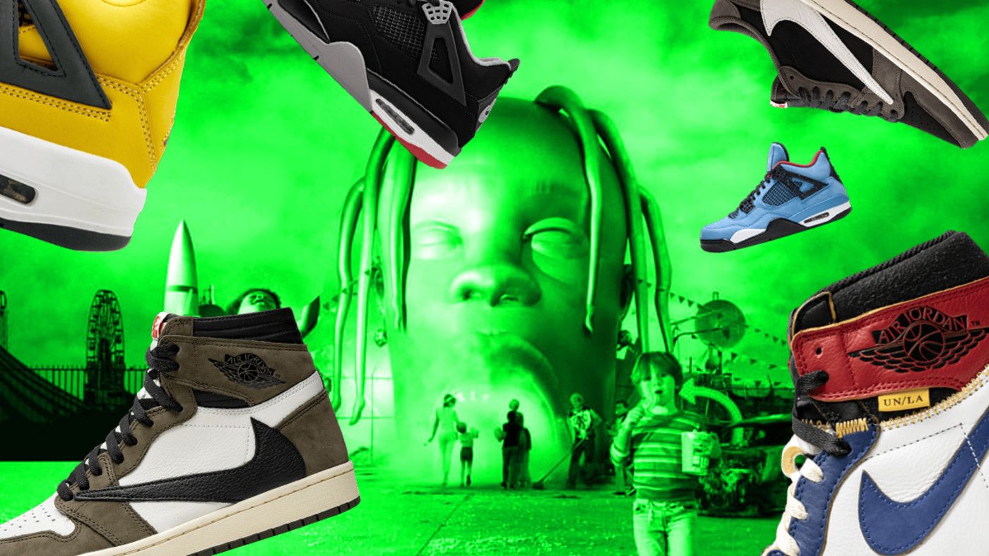 Best Sneakers Travis Scott Wore During 'Look Mom I Can Fly'