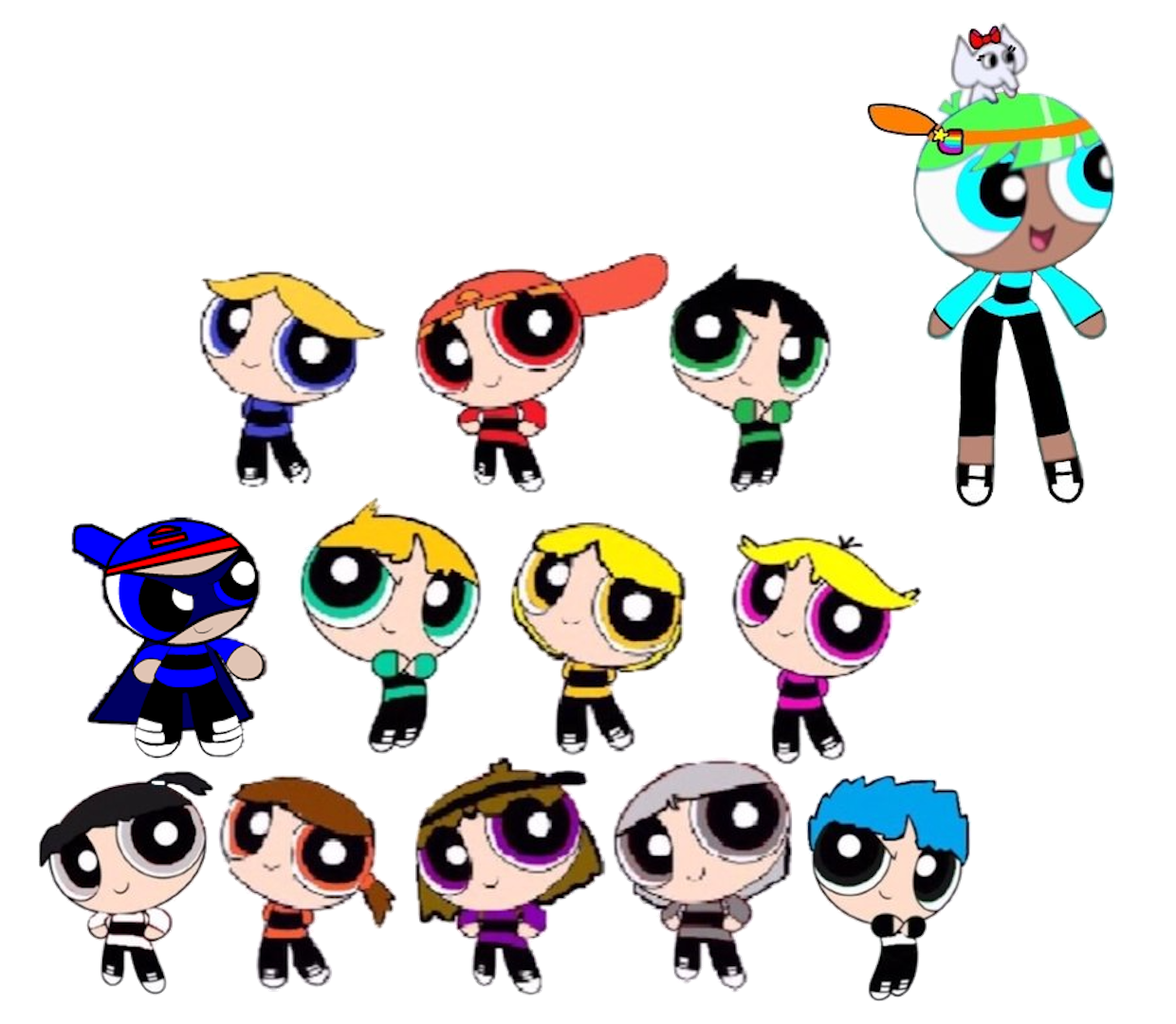 The Rowdyruff Boys. Yuna's Princess adventure