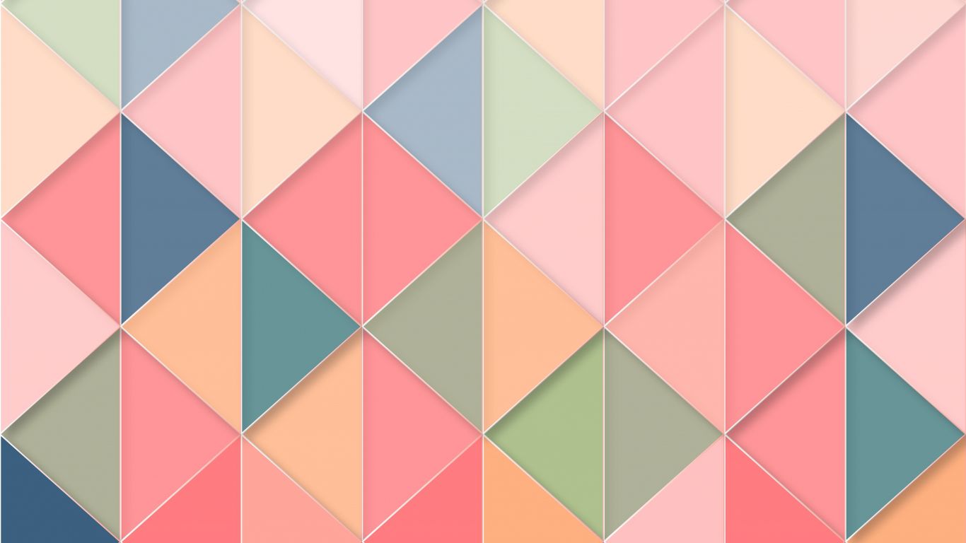 Download 1366x768 wallpaper triangles, geometric, abstract