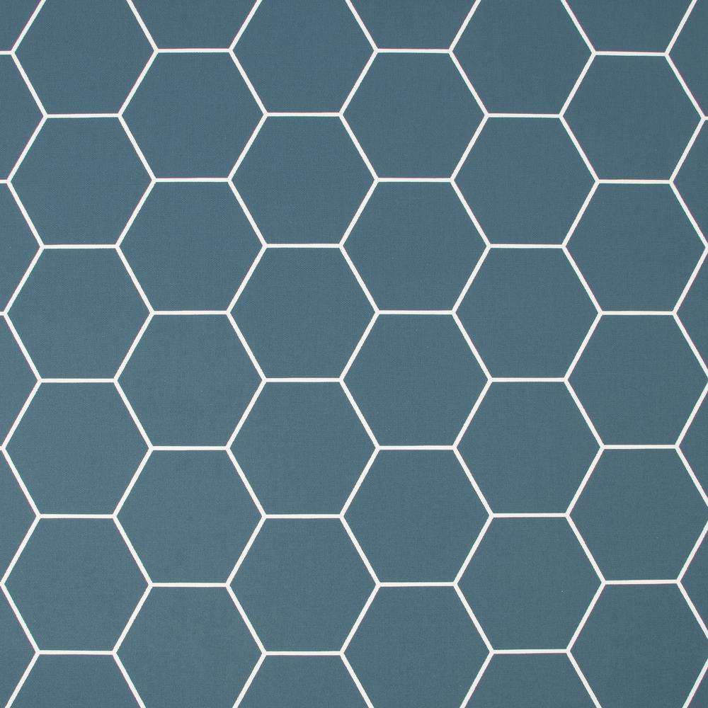Superfresco Easy Honeycomb Blue Geometric Removable Wallpaper