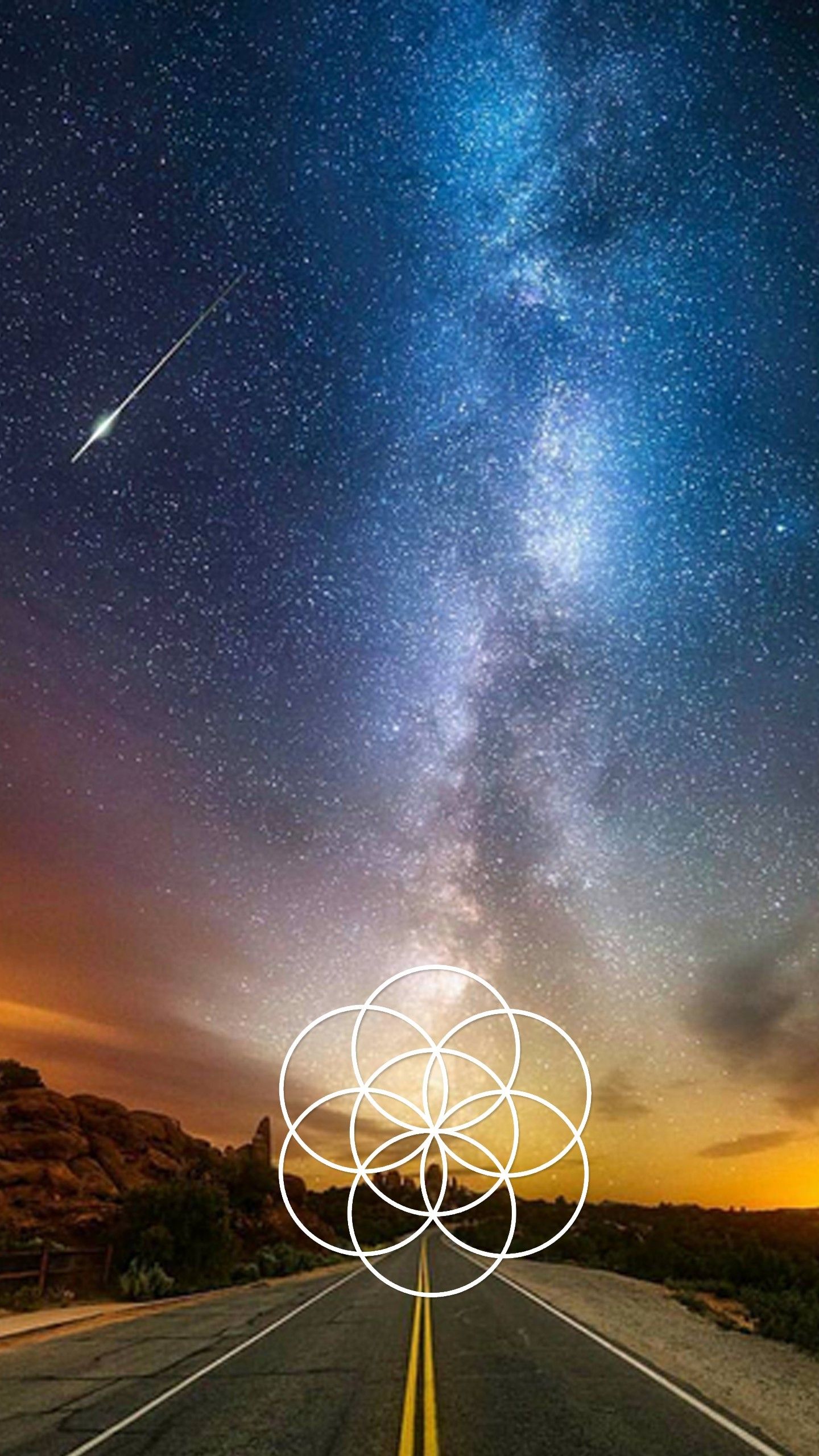 Sacred Geometry Flower Of Life Phone Wallpaper & Background Download