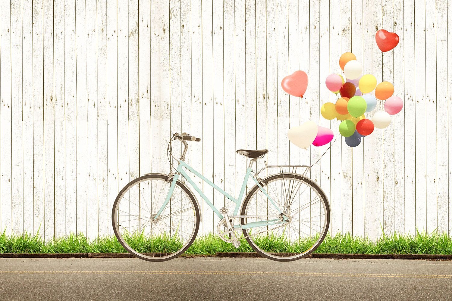Order Balloon Cycle Wallpaper to create fantastic wall decor