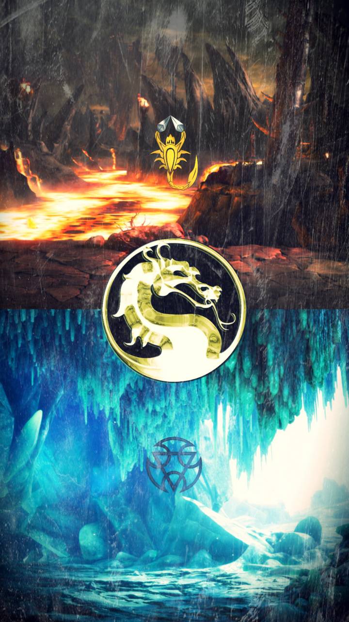 MK Fire VS Ice wallpaper