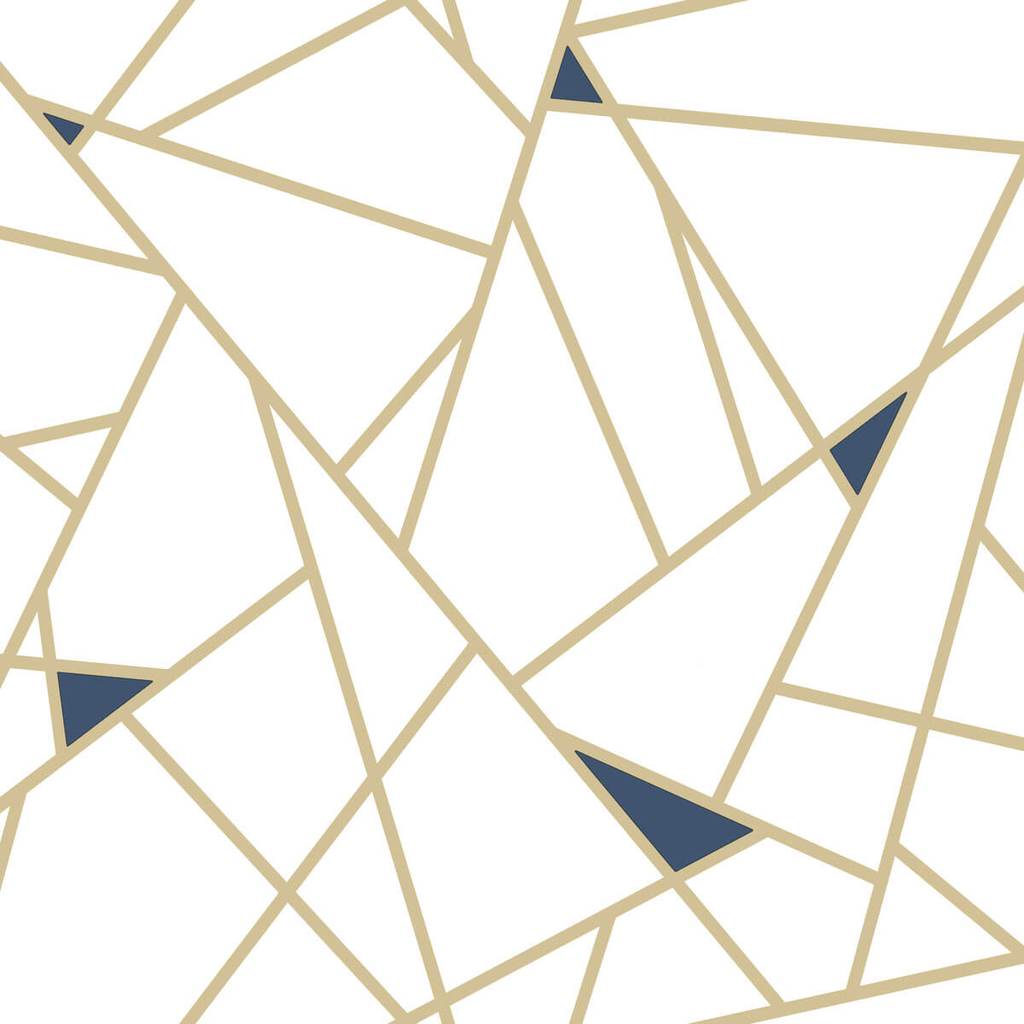Fracture Geometric Peel and Stick Wallpaper