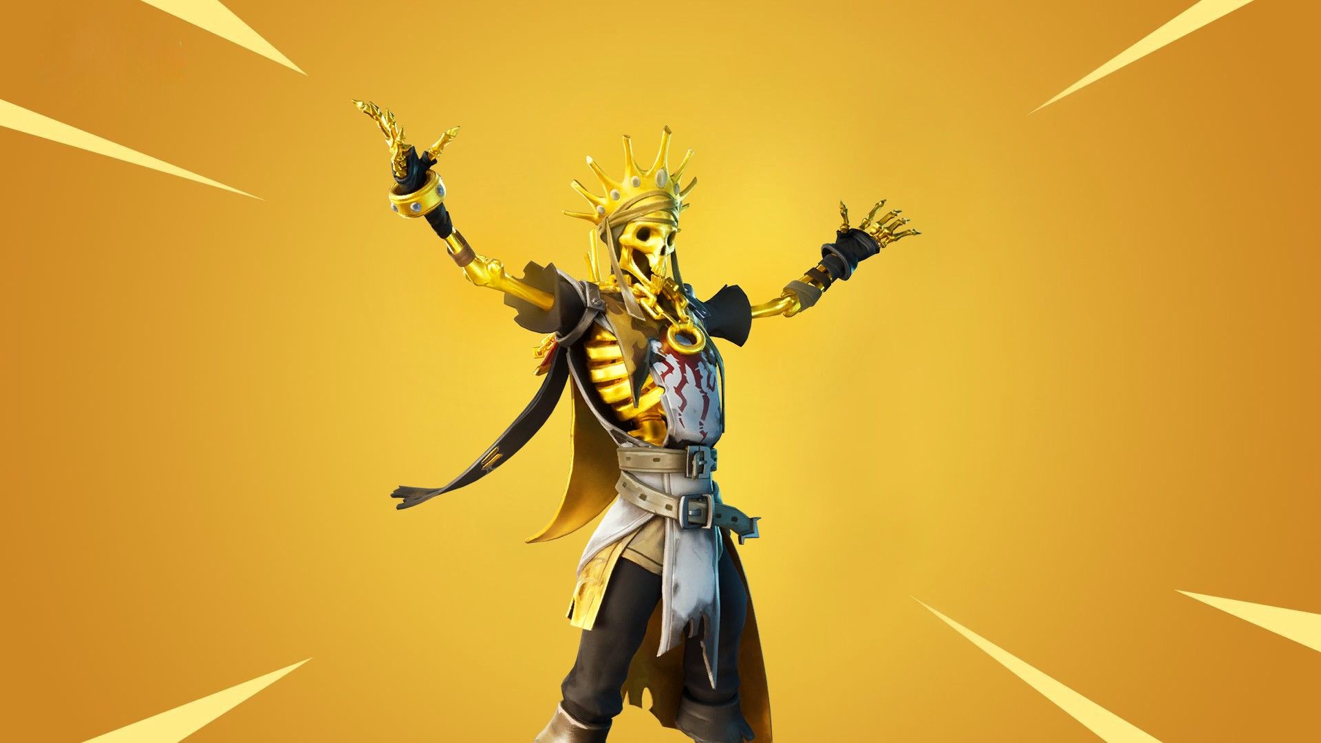 The Legend Of Fortnite! All About Oro Skin + HQ Wallpaper