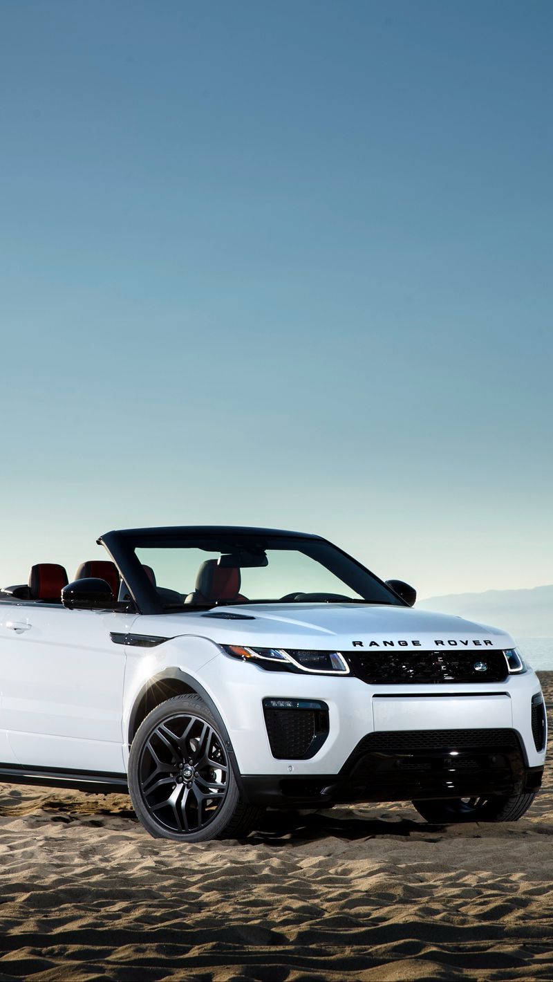 Download wallpaper 800x1420 land rover, range rover, evoque, side