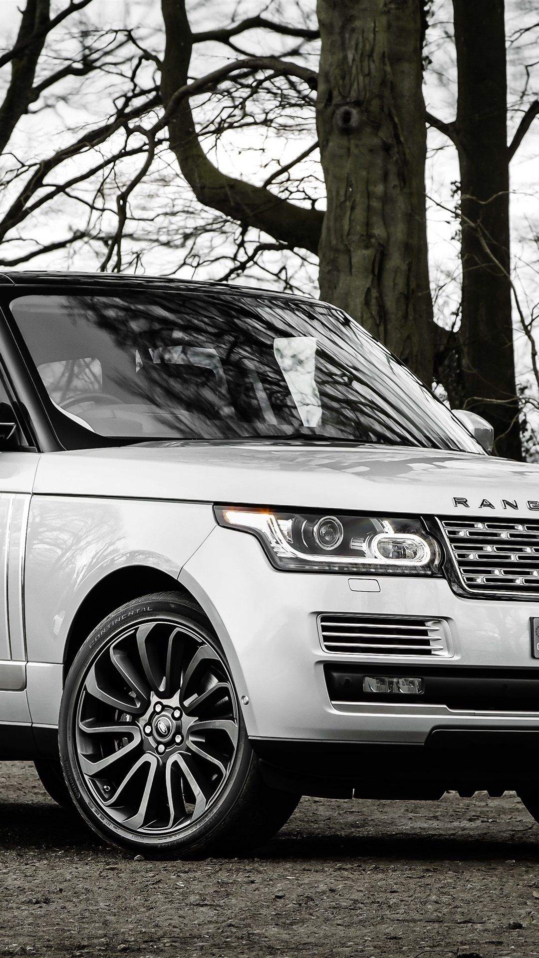 Land Rover Range Rover SUV Car, Trees 1080x1920 IPhone 8 7 6 6S