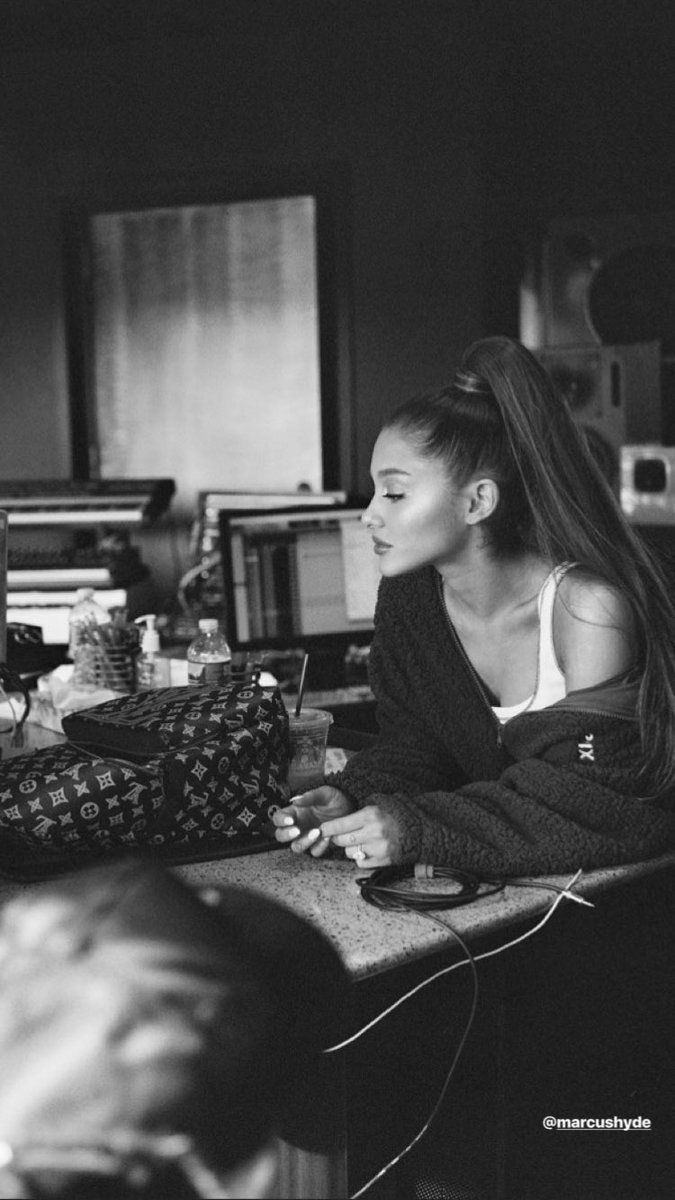 Free download Ariana Grande Thank You Next In Studio Android Red