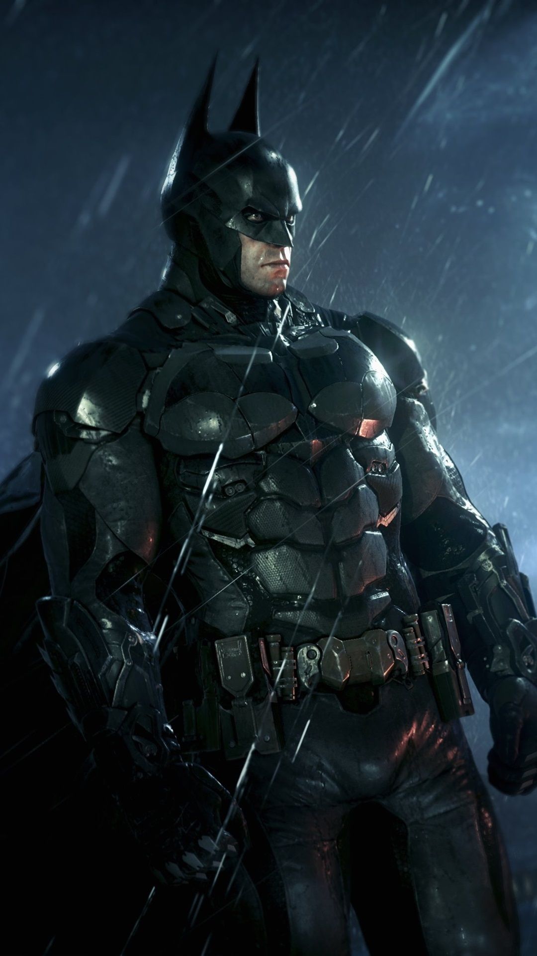 Wallpaper Batman: Arkham Knight, PS4 games, rainy night 3840x2160