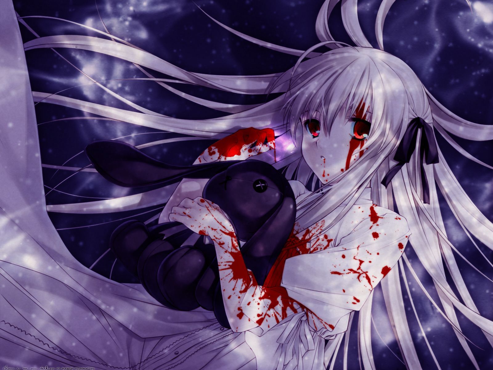 Bloody Anime Girl Wallpapers - Wallpaper Cave