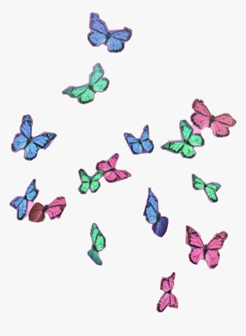 freetoedit #butterflies #colorful #aesthetic #pink