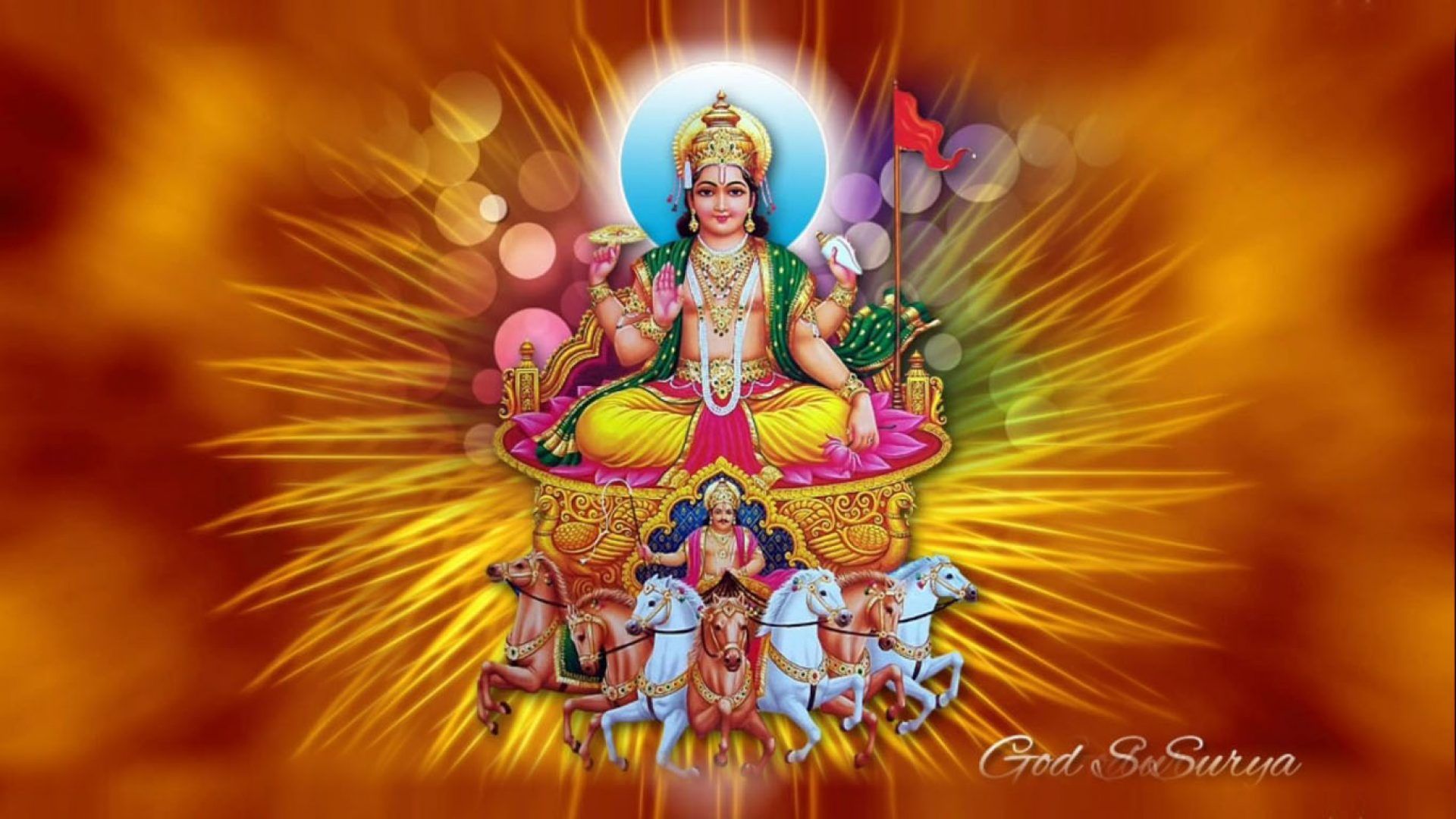 Surya Dev Full HD Wallpaper Download. Hindu Gods and Goddesses