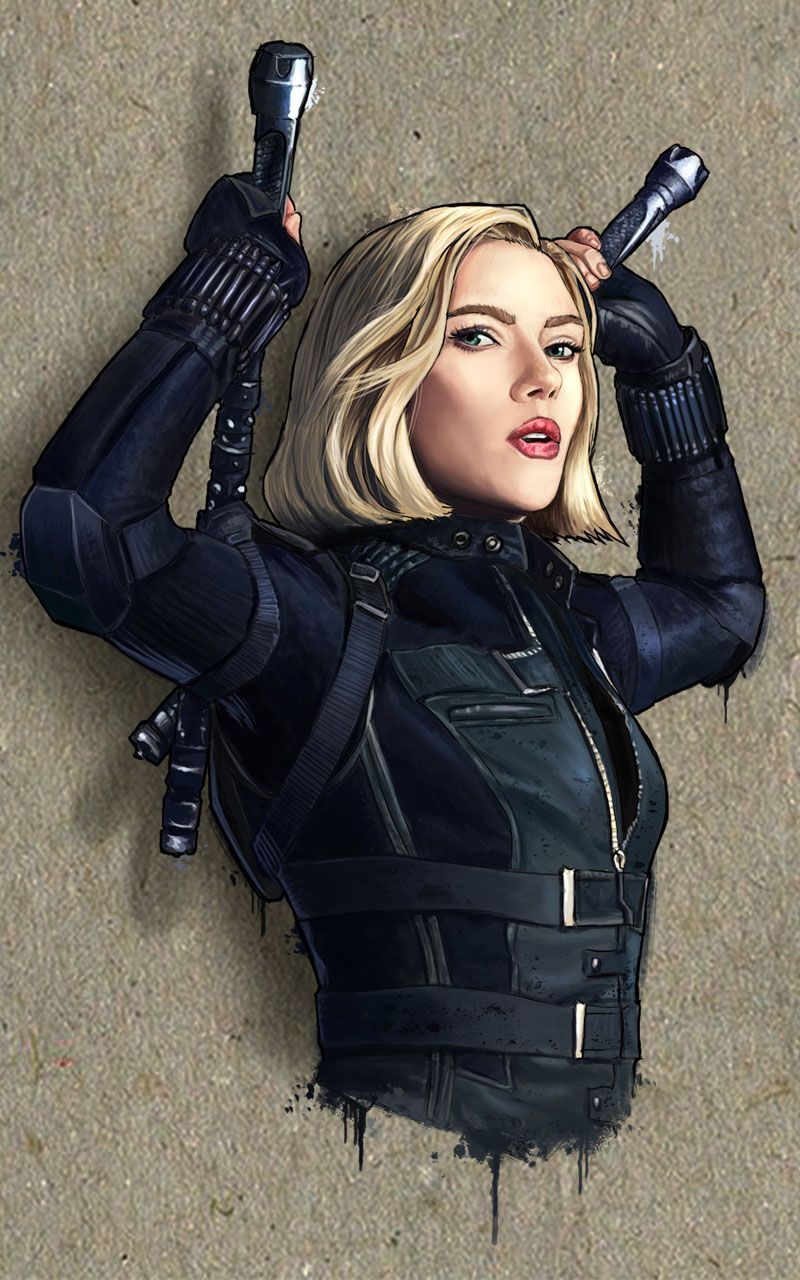 Marvel Black Widow 4k HD Wallpaper 2020. Black