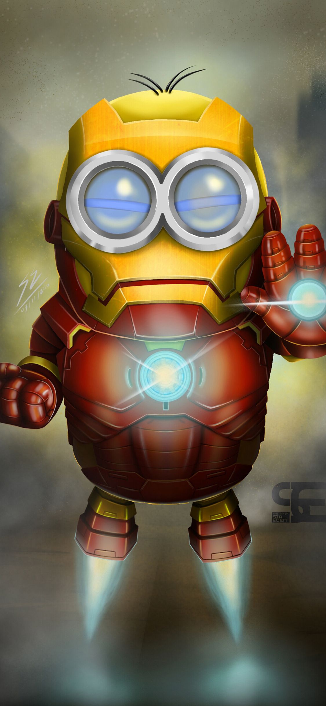 Iron Man x Minion iPhone XS, iPhone iPhone X Wallpaper