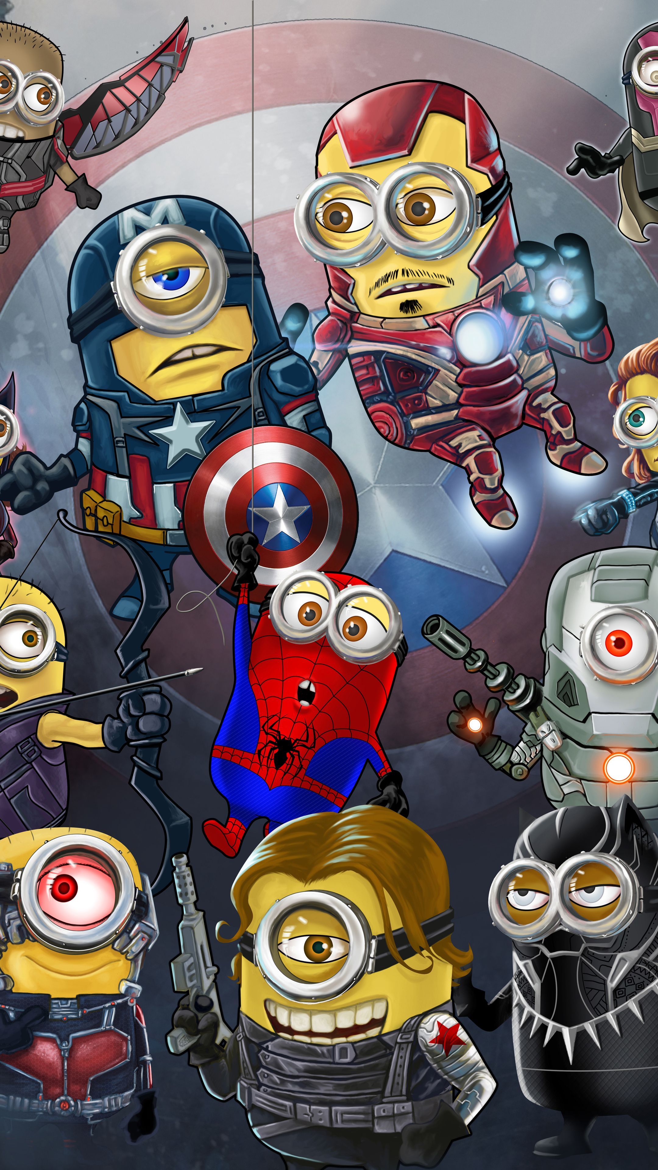 Minions Avengers Wallpapers Wallpaper Cave