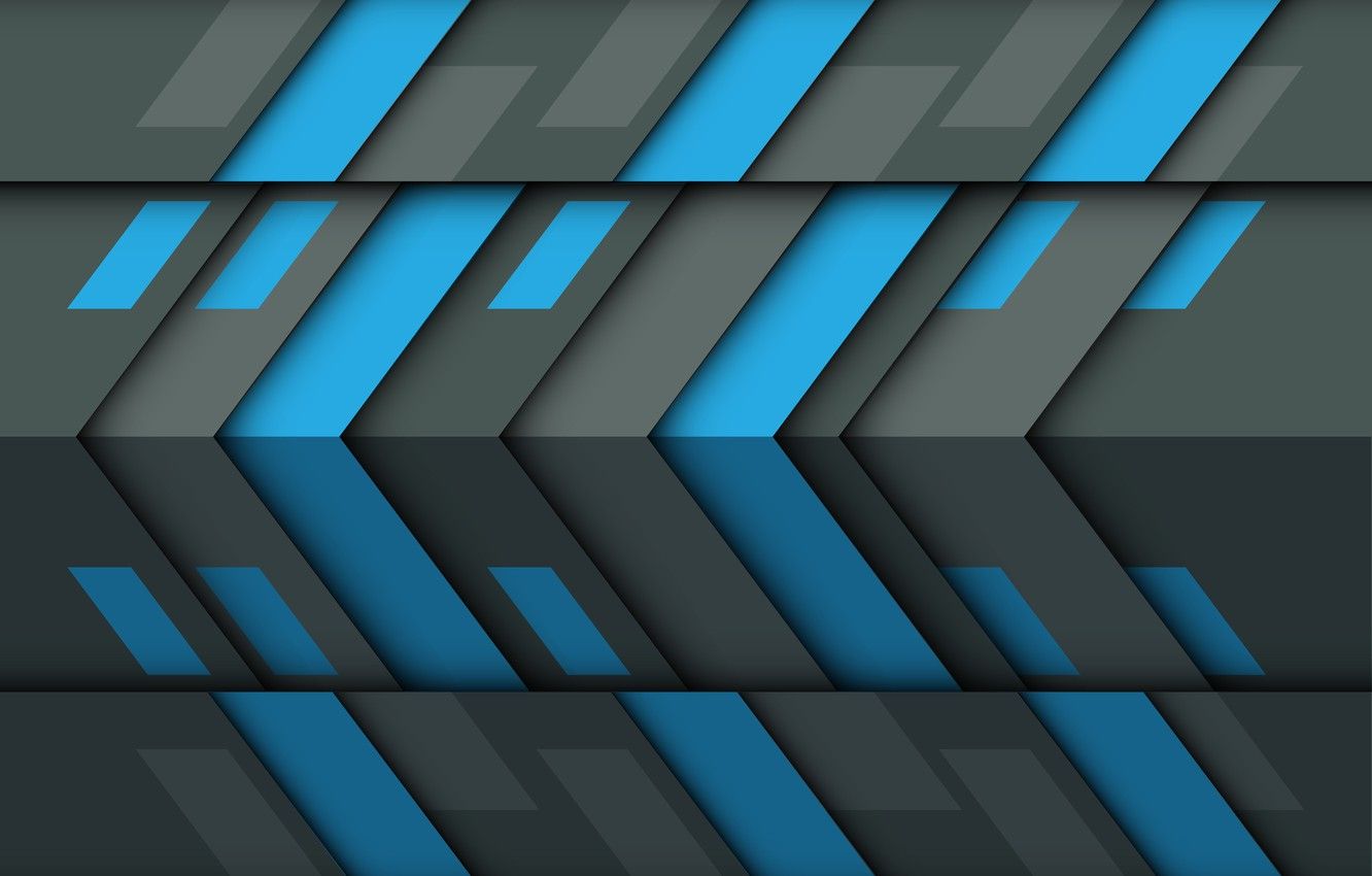 Wallpaper blue, grey, texture, geometry, abstraction 3D image