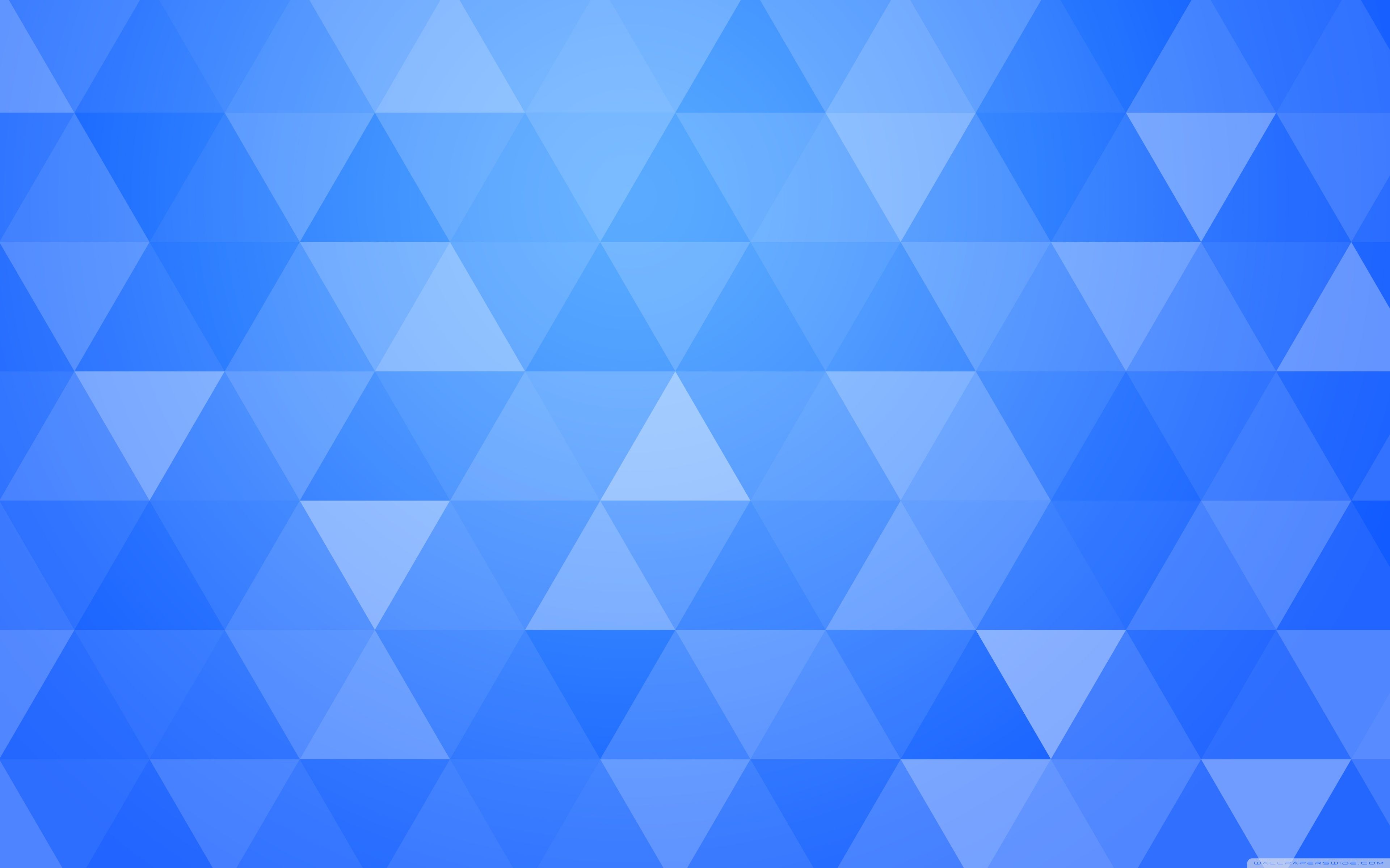Blue Abstract Geometric Triangle Background Ultra HD Desktop