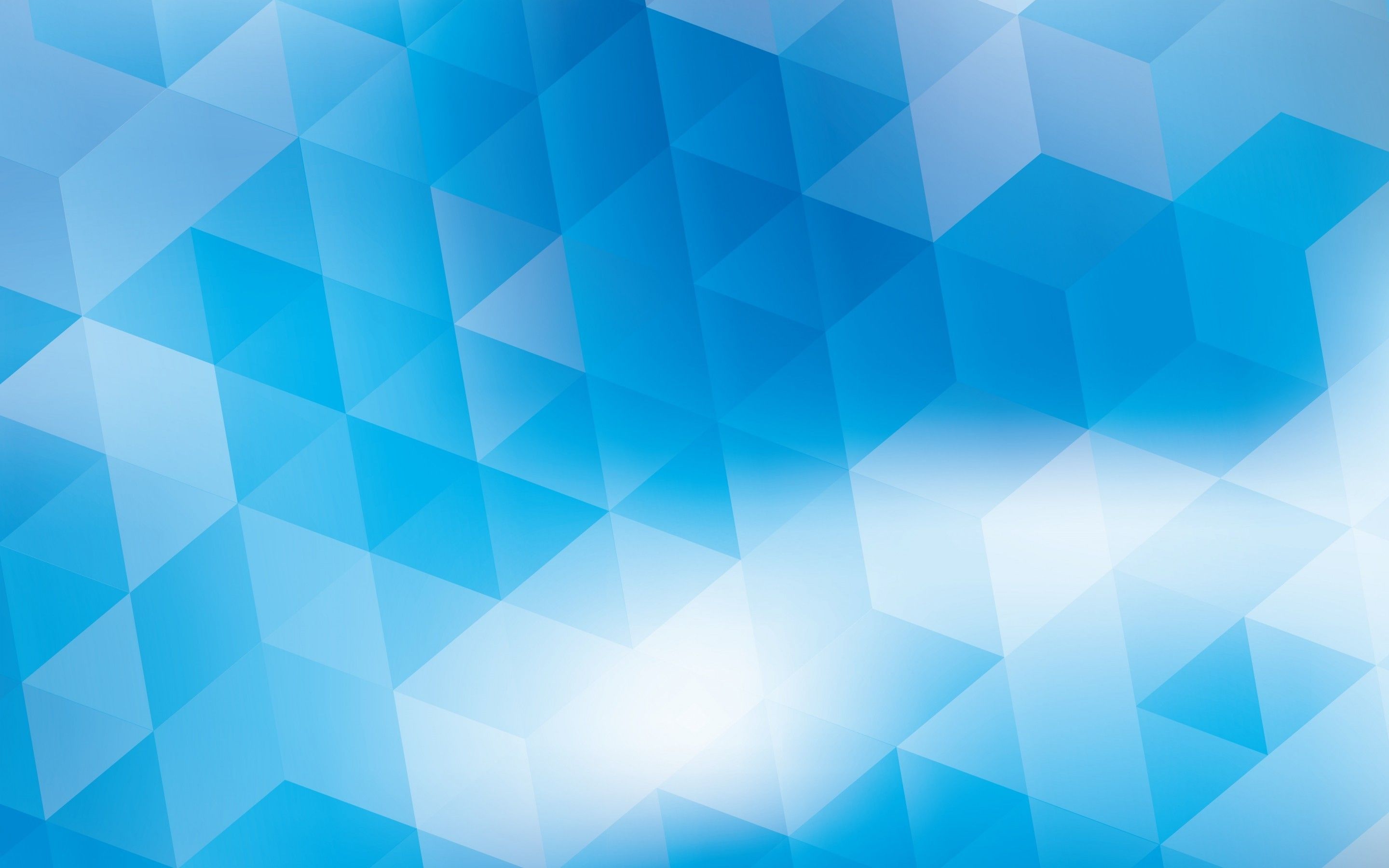 Download 2880x1800 Blue Triangles, Geometry Wallpaper for MacBook