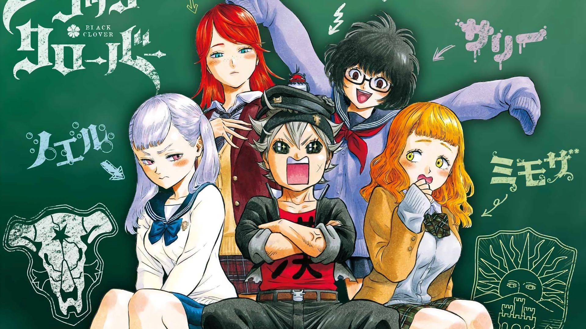 Desktop wallpaper anime, anime girls and boys, black clover, HD