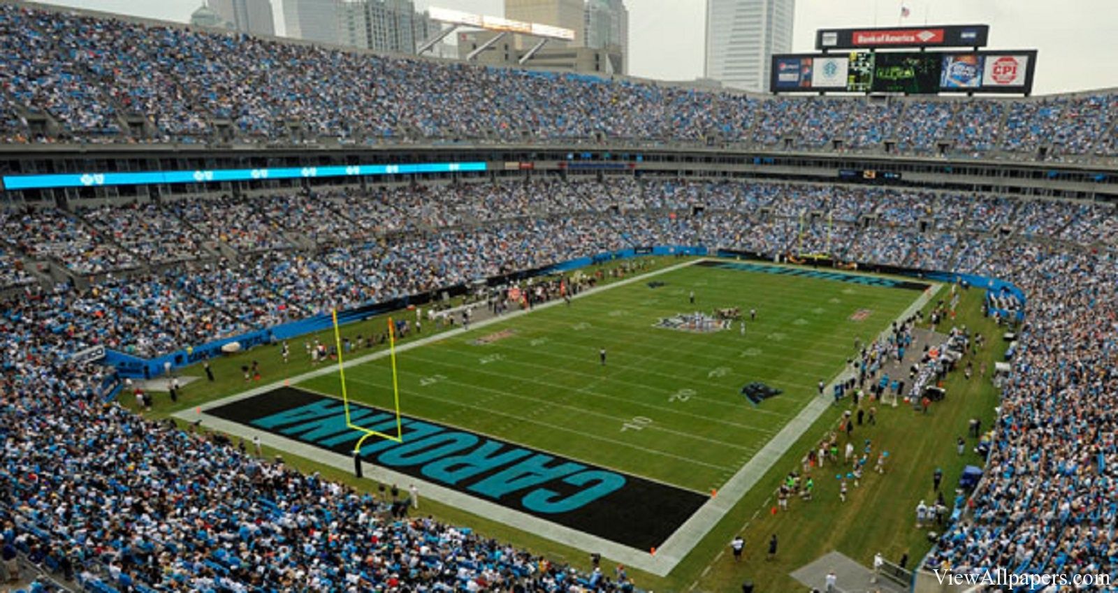 Carolina Panthers Stadium. NFL HD Background