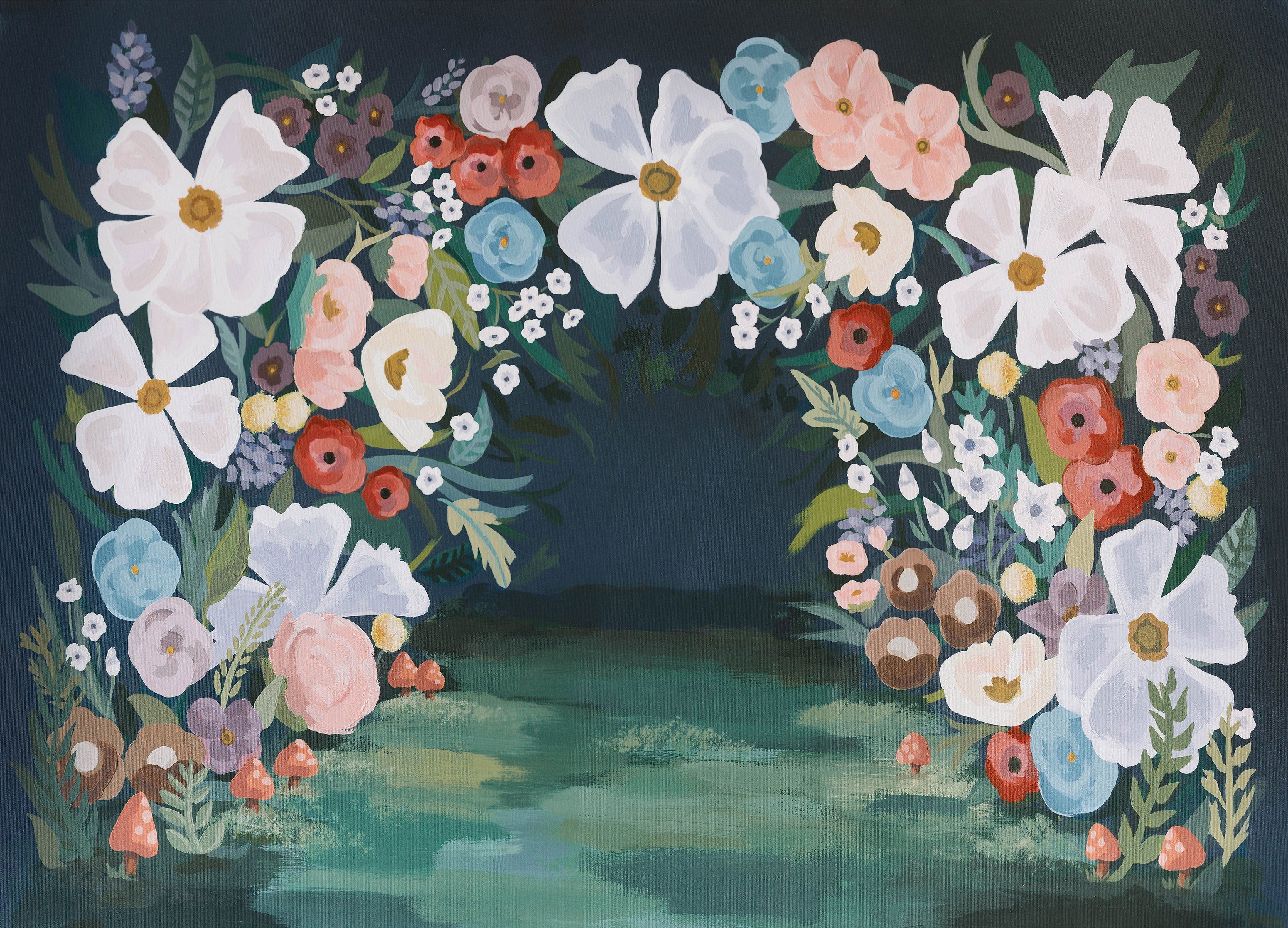 Alice's Forest Mural Wallpaper. Anewall Mural Wallpaper