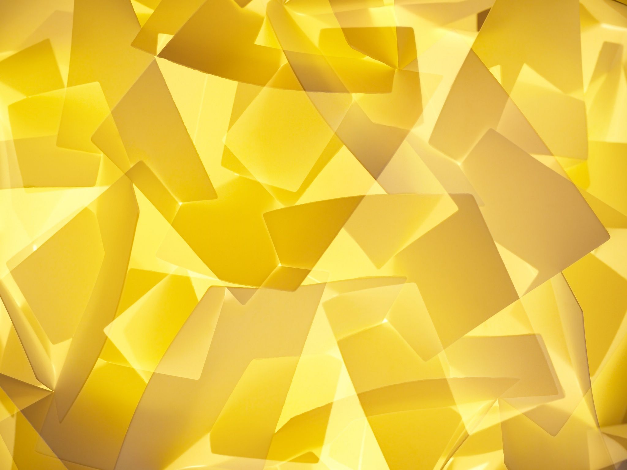 Pale Yellow Geometric Wallpaper