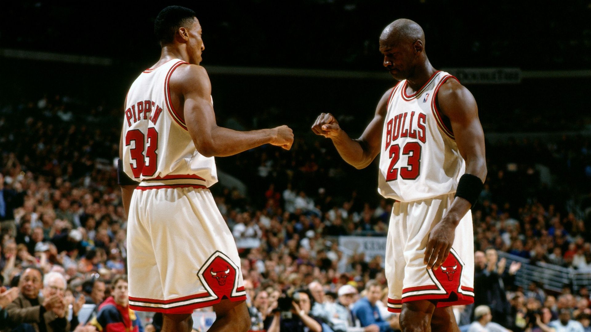 Download Wallpaper 1920x1080 scottie pippen, chicago bulls