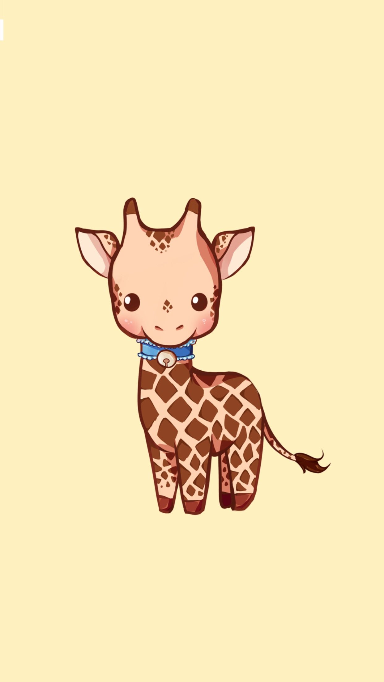 Baby giraffe. Cute cartoon wallpaper, Wallpaper iphone cute, Cartoon wallpaper