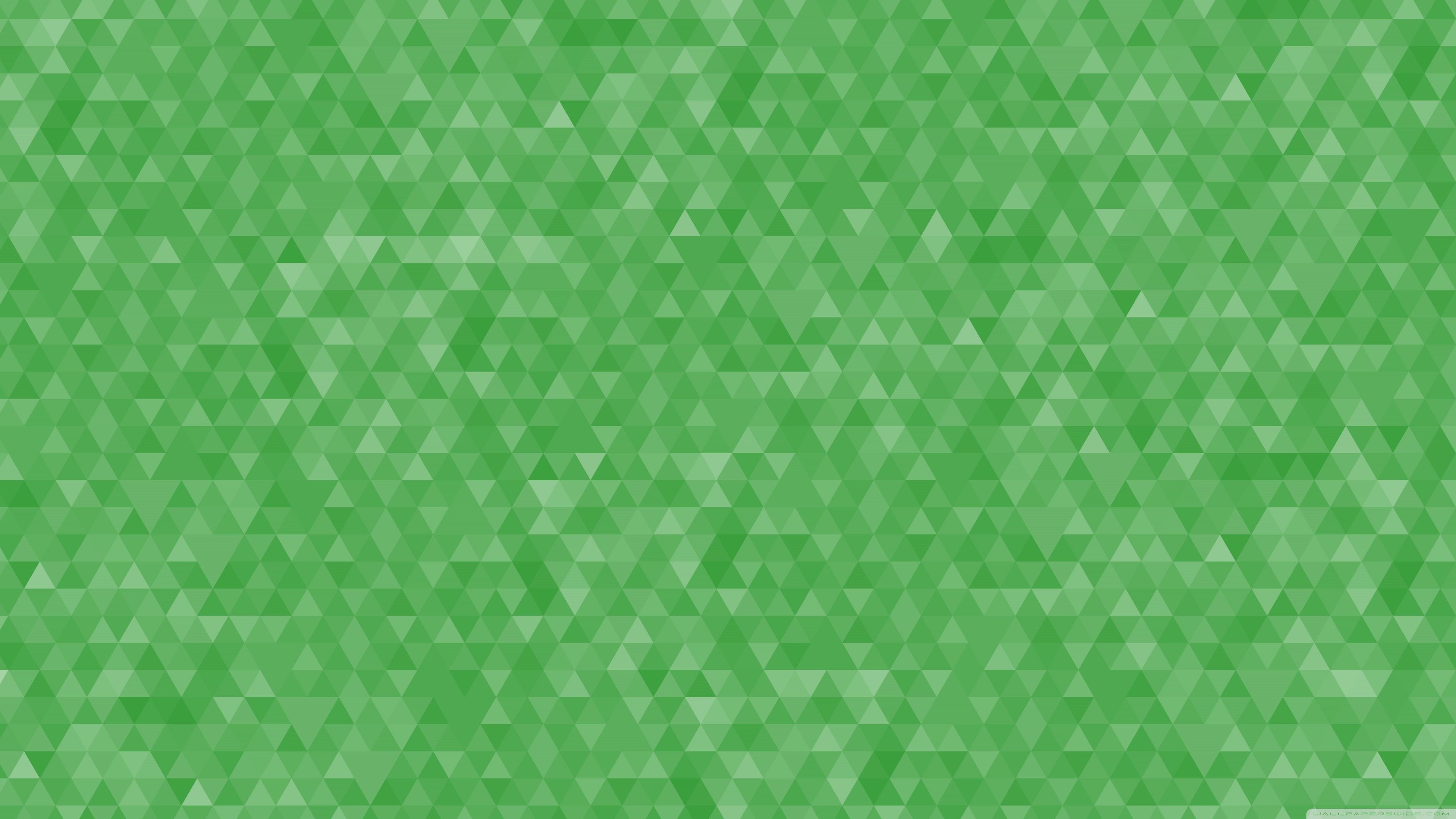 Green Geometric Triangles Pattern Background Ultra HD Desktop