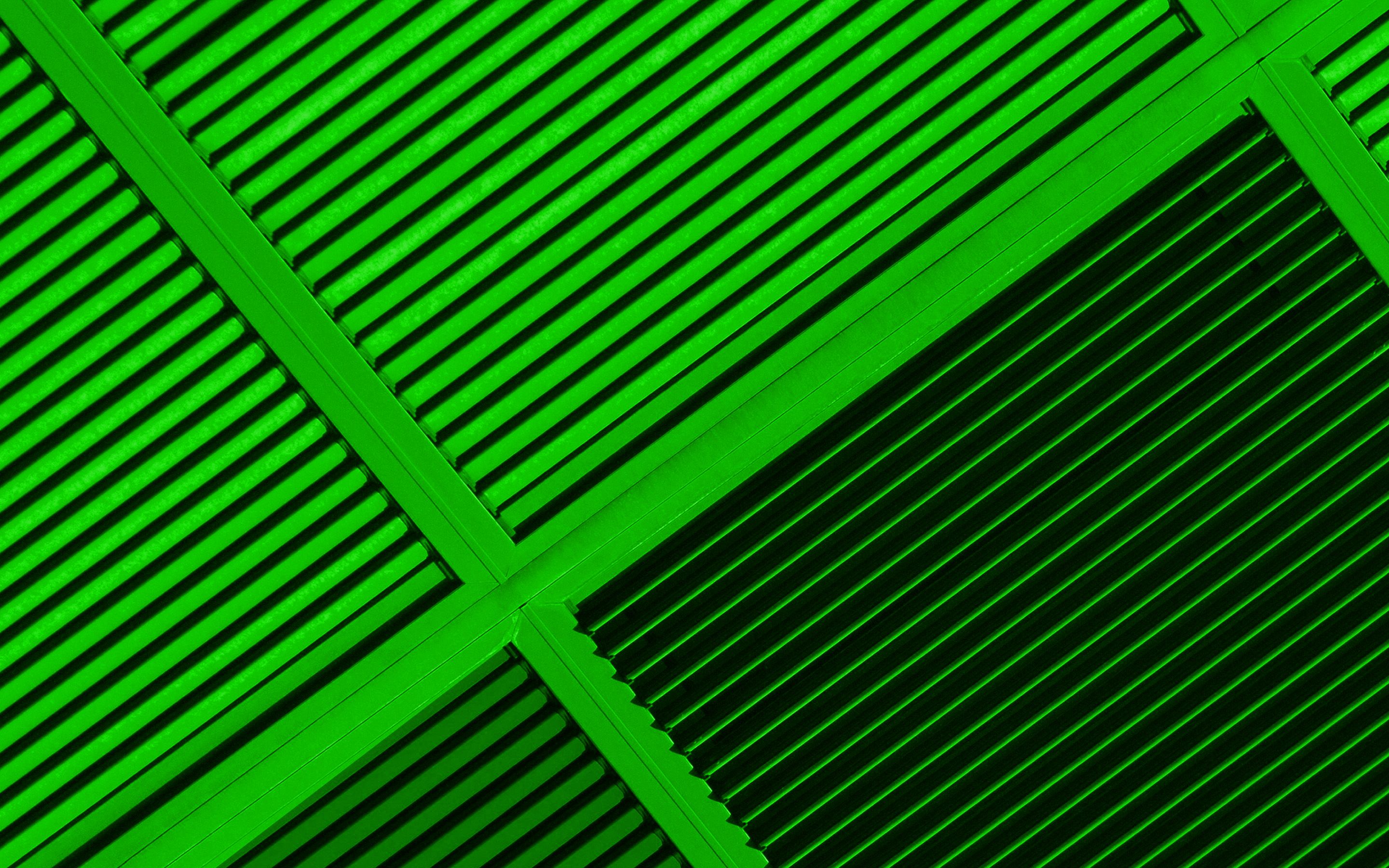 Download wallpaper green lines, material design, green squares