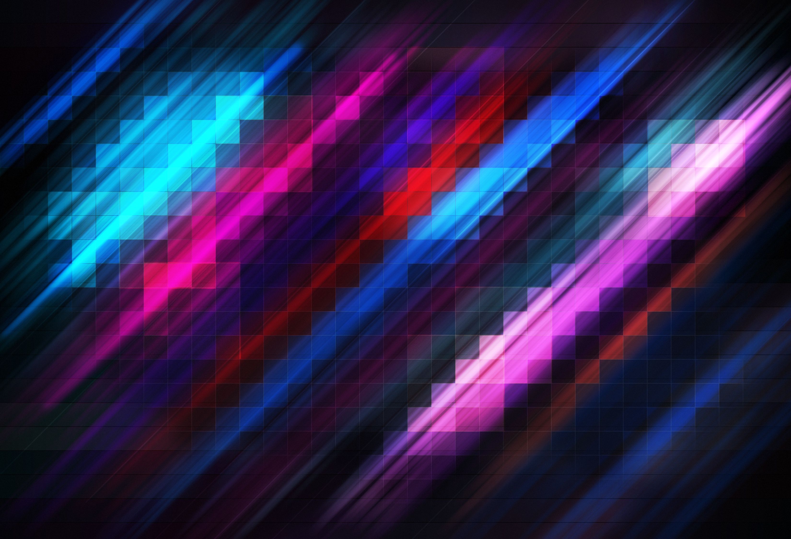 K, #Dark, #Geometric, #Colorful, #Neon. Mocah.org HD