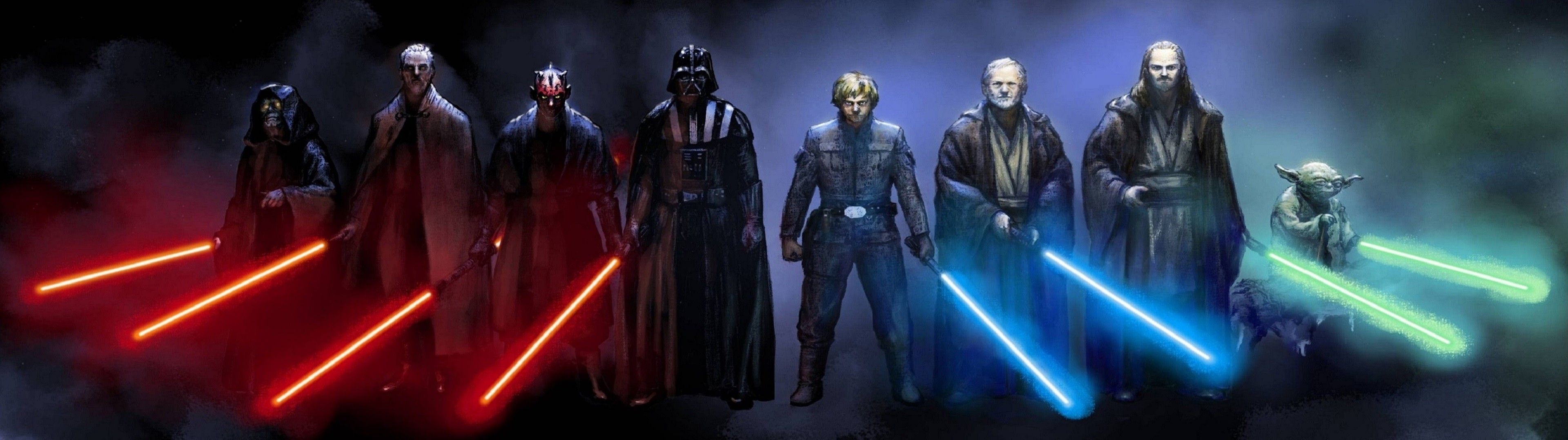 #Obi Wan Kenobi, #multiple Display, #Yoda, #Sith, #Darth