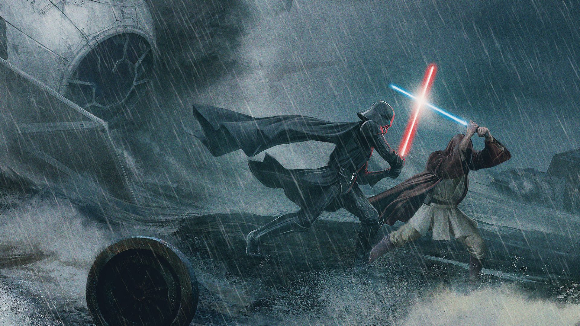 Obi Wan Kenobi Vs Anakin Skywalker Desktop Wallpapers - Wallpaper Cave