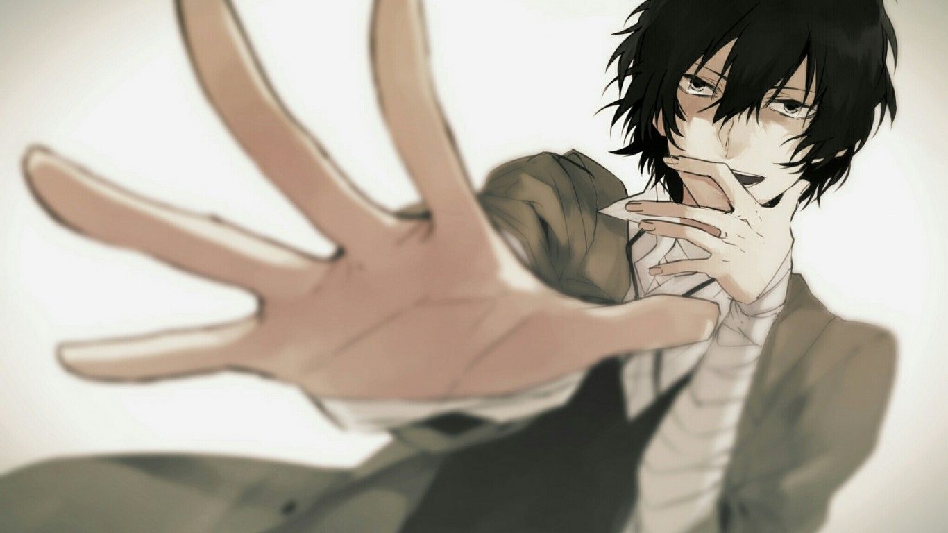 Download 1366x768 Dazai Osamu, Bungou Stray Dogs Wallpaper