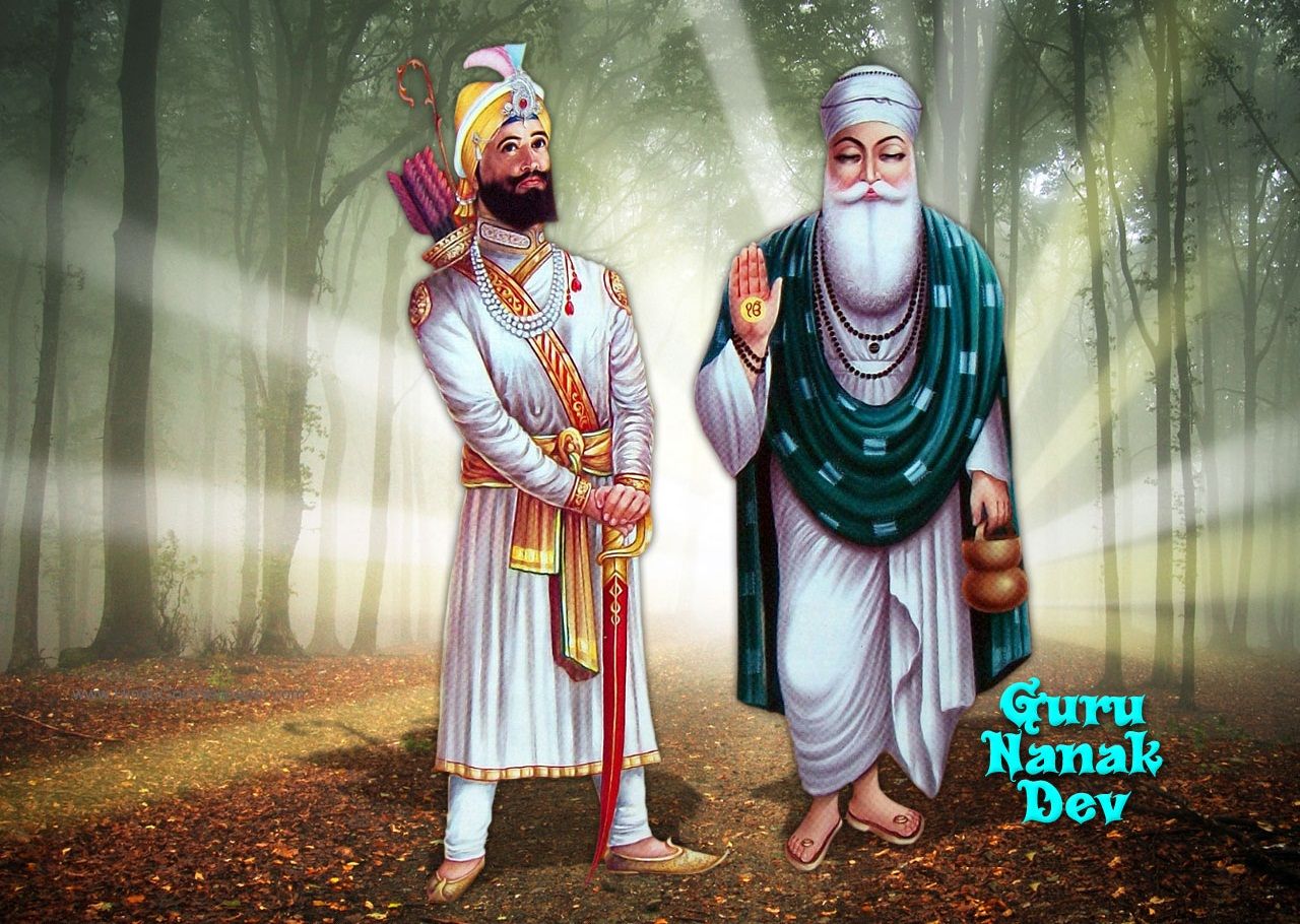 Guru Nanak Dev Ji And Guru Gobind Singh Ji Nanak Dev Ji