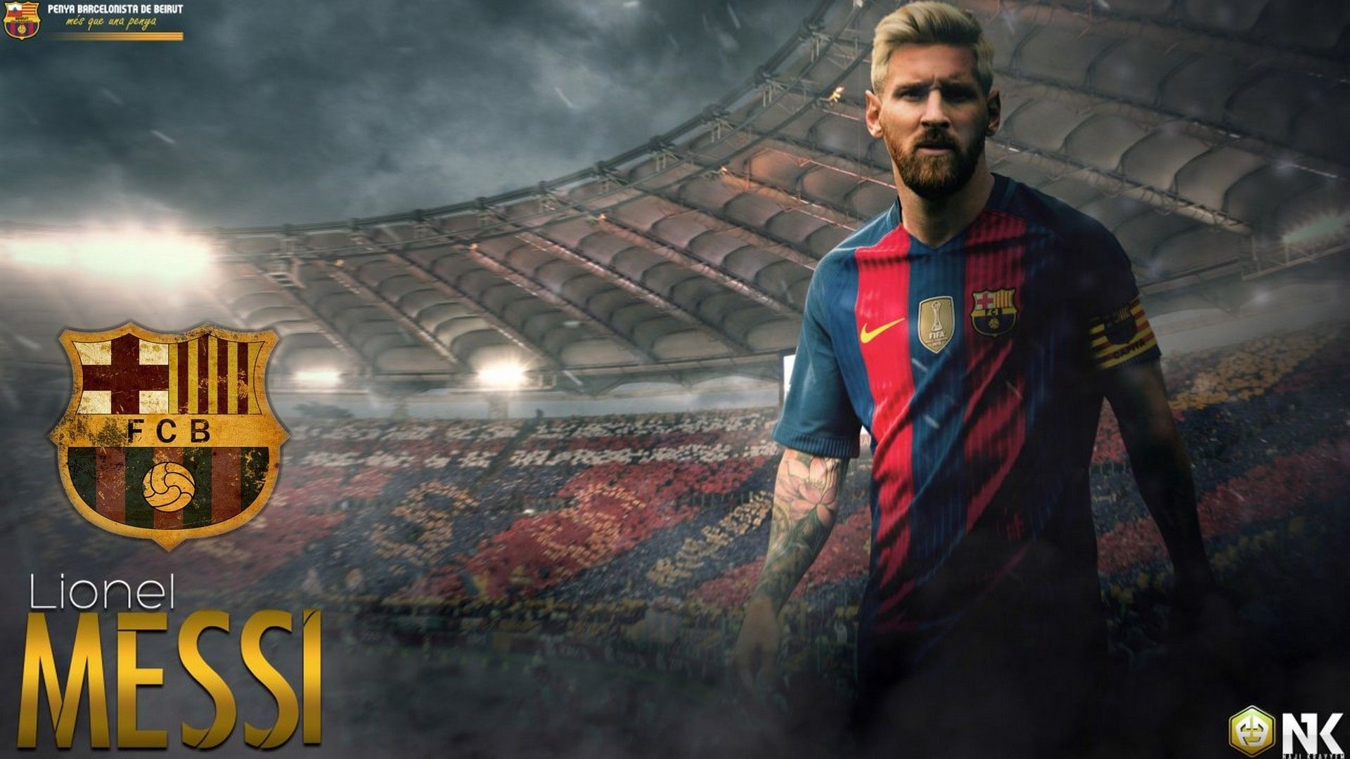Wallpaper HD Lionel Messi Barcelona Football Wallpaper