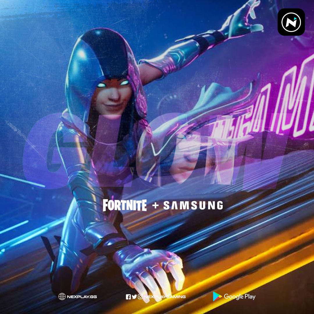 Free Glow Galaxy Skin for Fortnite Fans with Samsung Galaxy Note