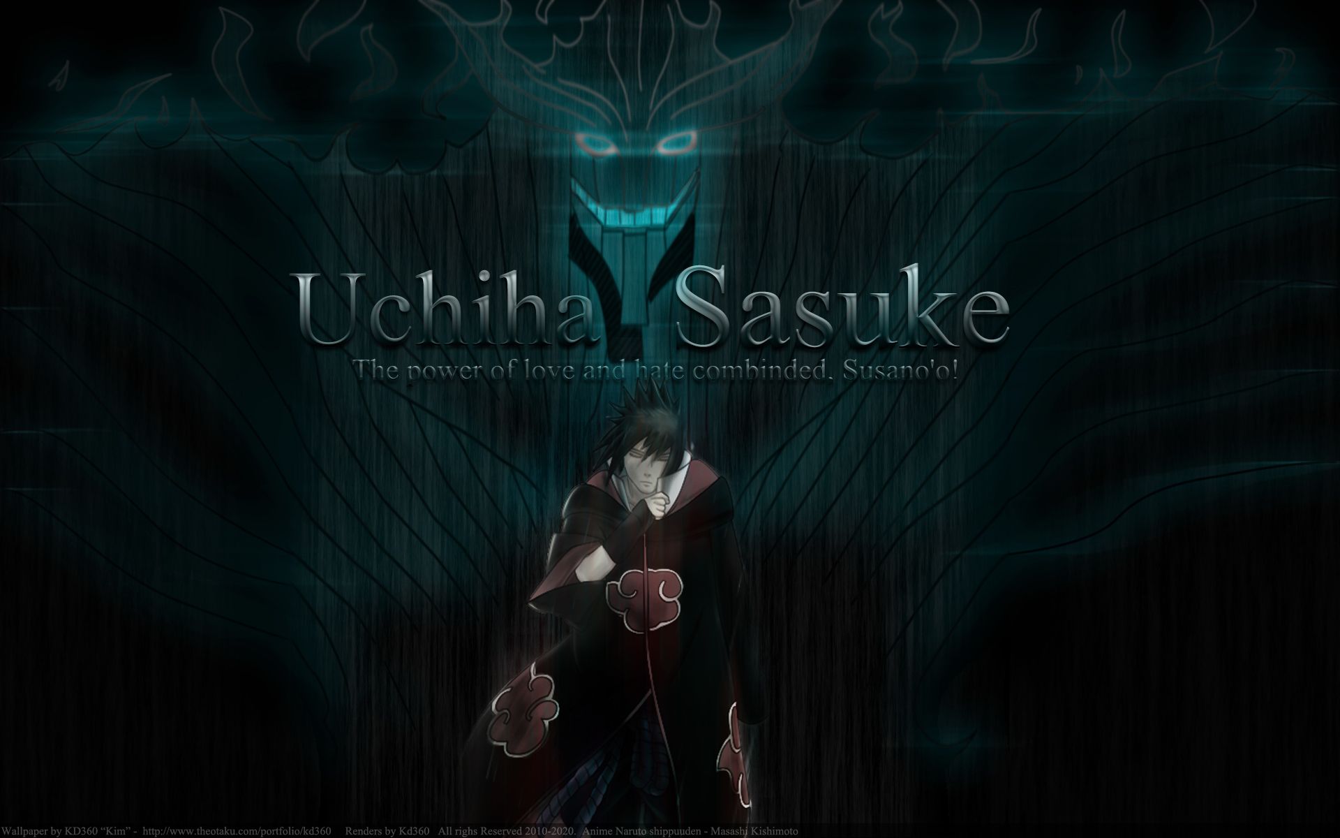 Sasuke Uchiha, Susanoo (Naruto) HD Wallpaper