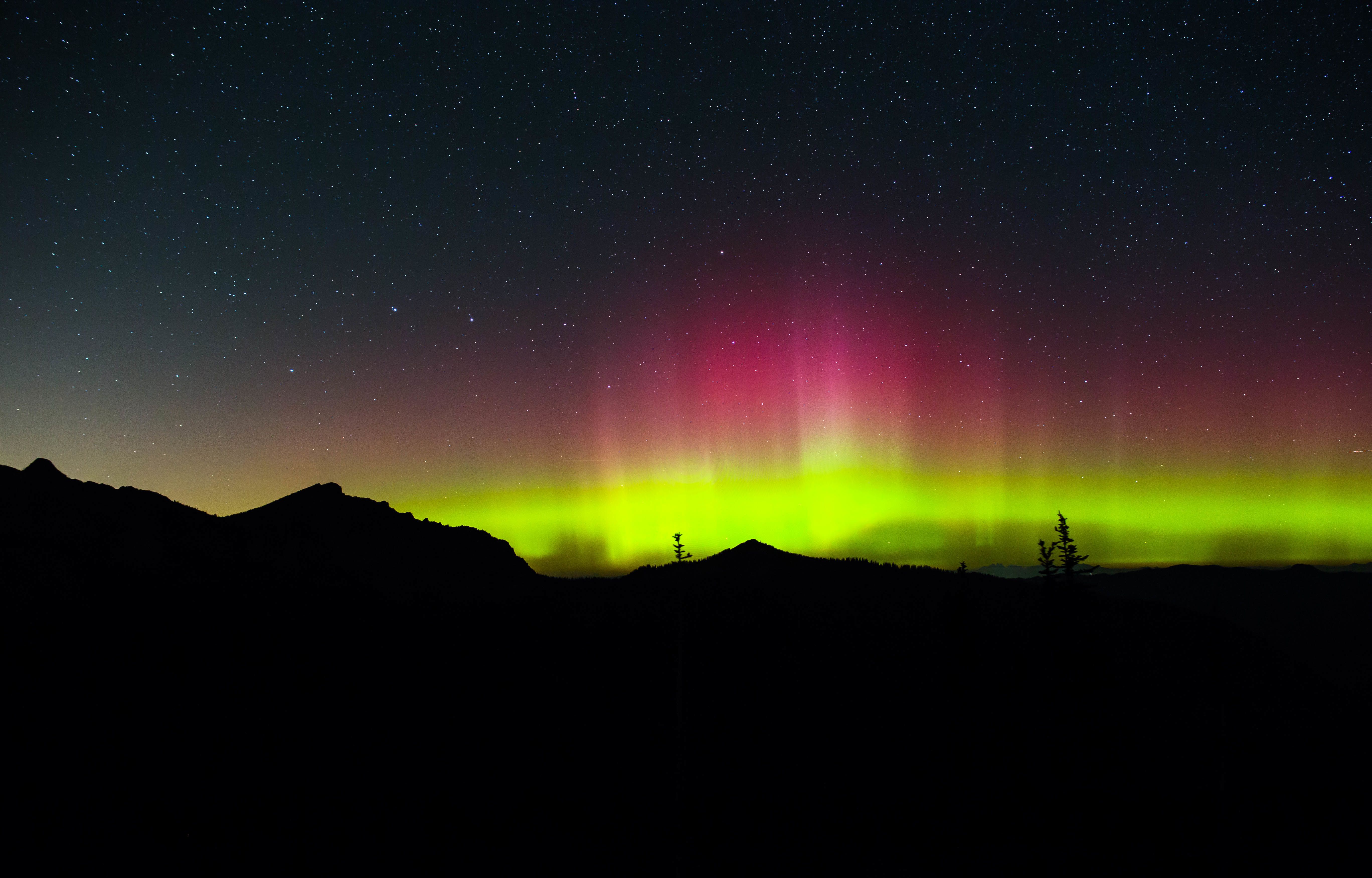 Wallpaper Aurora Borealis, Northern Lights, HD, 5K, Nature / Most