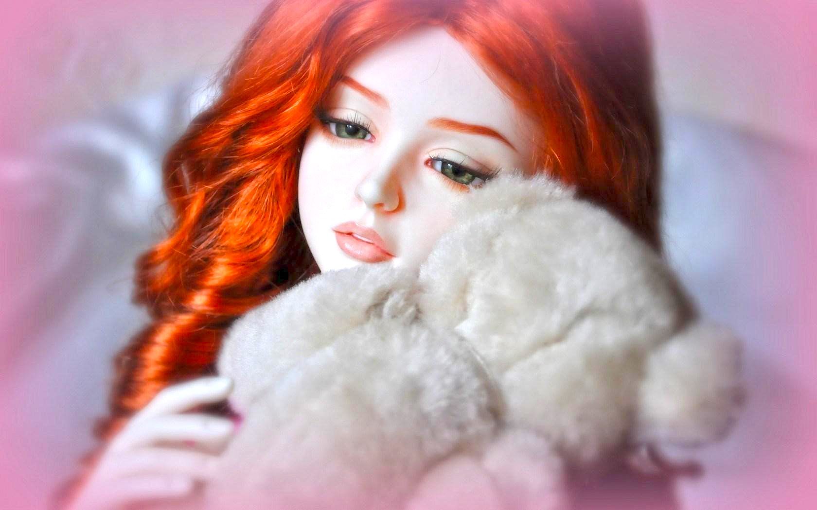 Barbie Doll With Teddy Bear HD Wallpaper