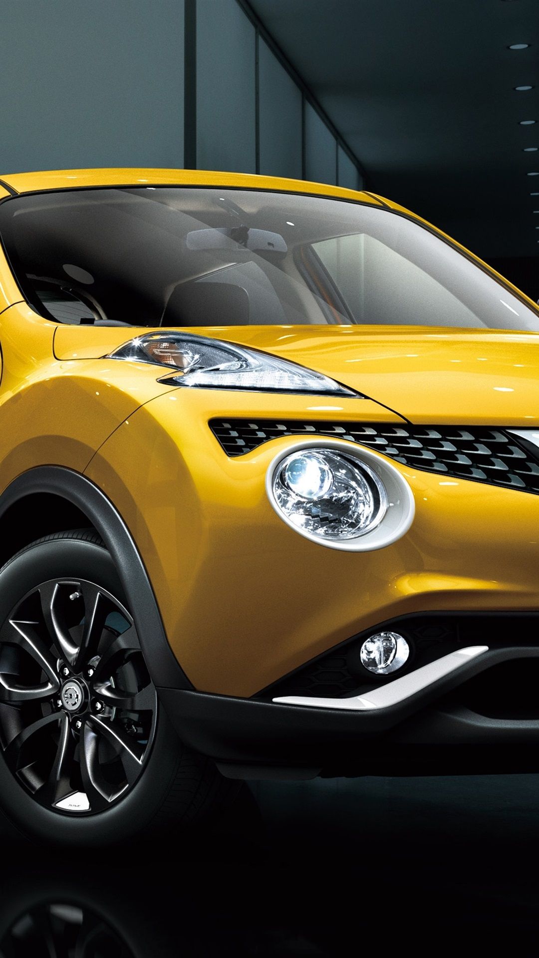 Nissan Juke Yellow Car 1080x1920 IPhone 8 7 6 6S Plus Wallpaper