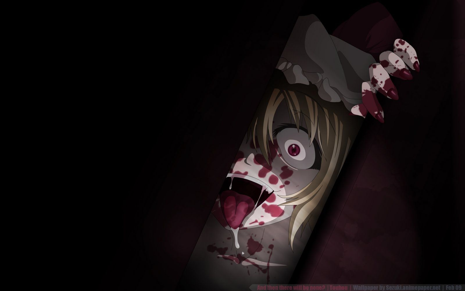 Scary anime wallpaper