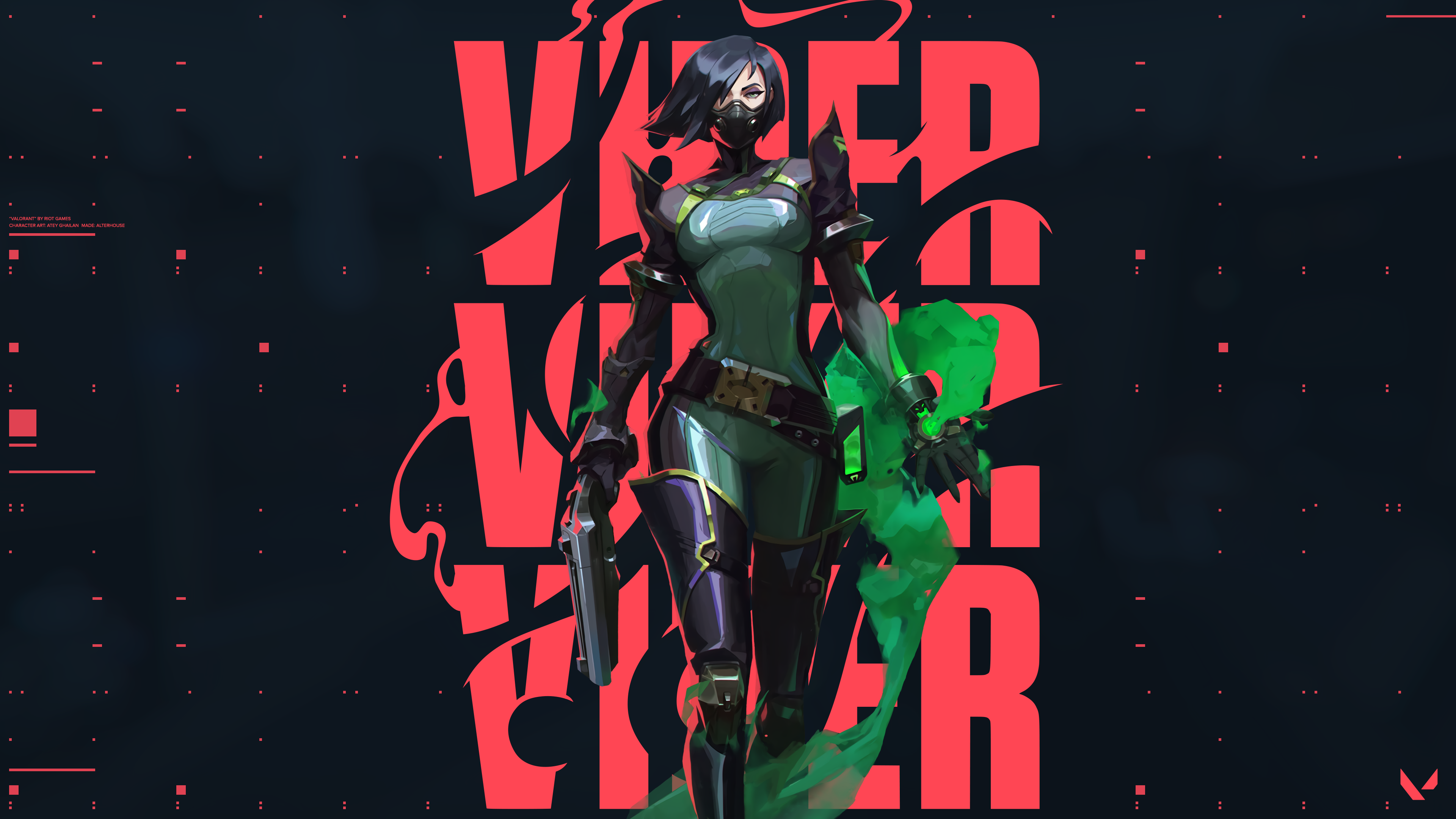 VALORANT Viper Desktop Background/Wallpaper - J Bro Also Draws's