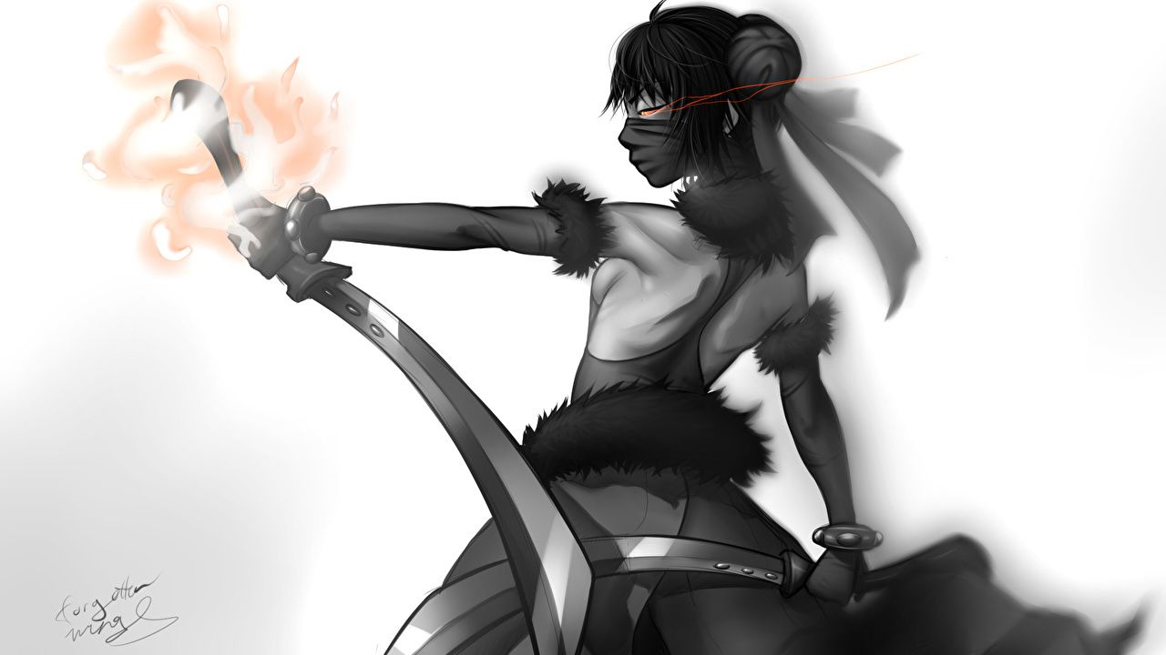 Image Sabre ninjas warrior female Fantasy Masks