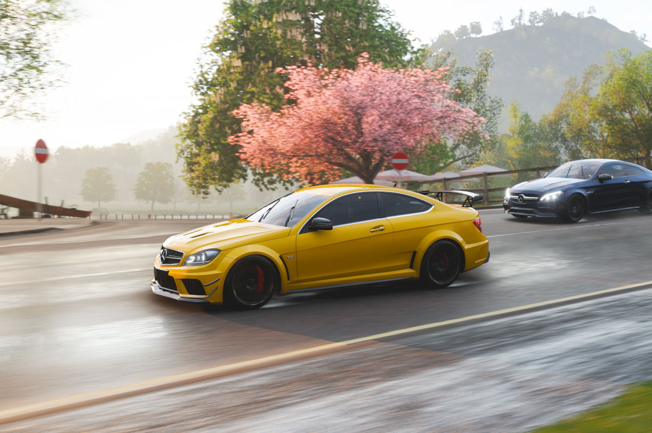 Mercedes Benz C63 AMG Coupe In Forza Horizon 4 4k