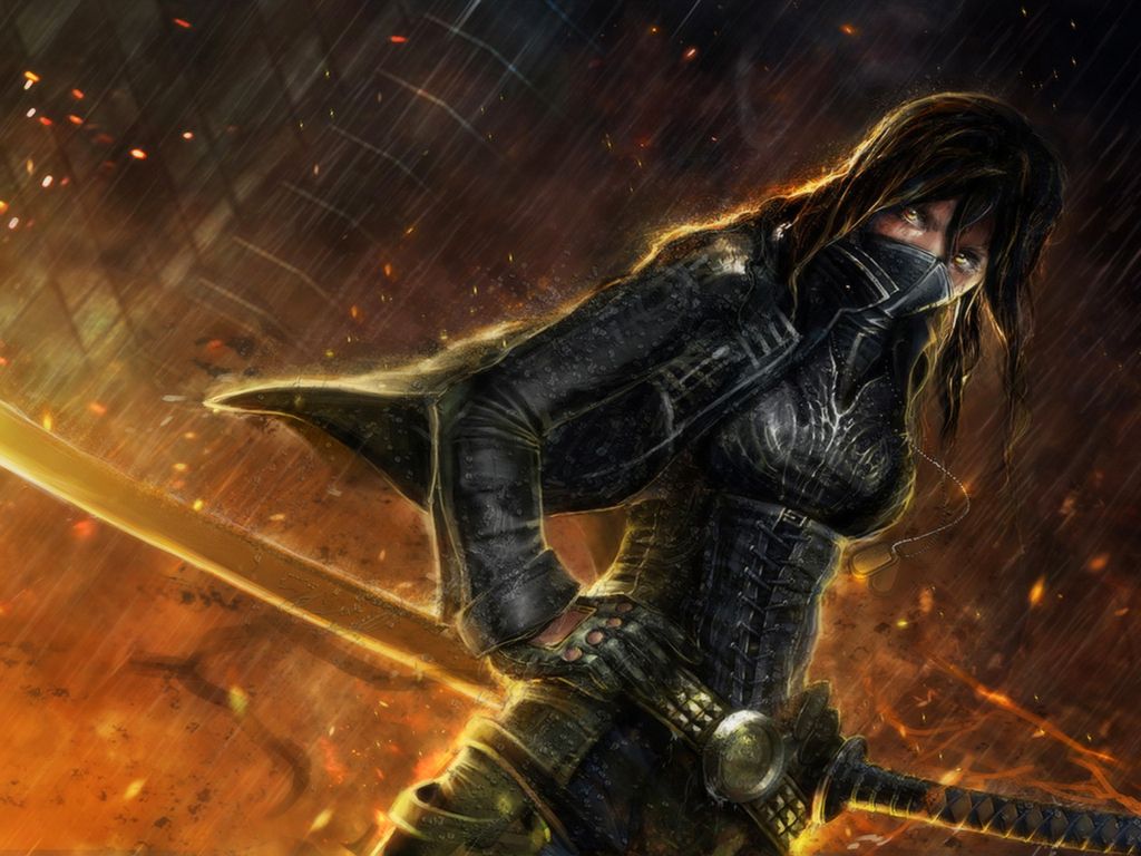 Fantasy Warrior Ninja 775 - Ninja Fantasy Girl Wallpaper